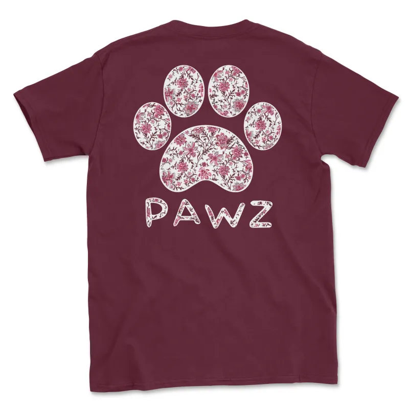 Mandala Paw (Adult Short Sleeve T-Shirt) sold by PAWZ