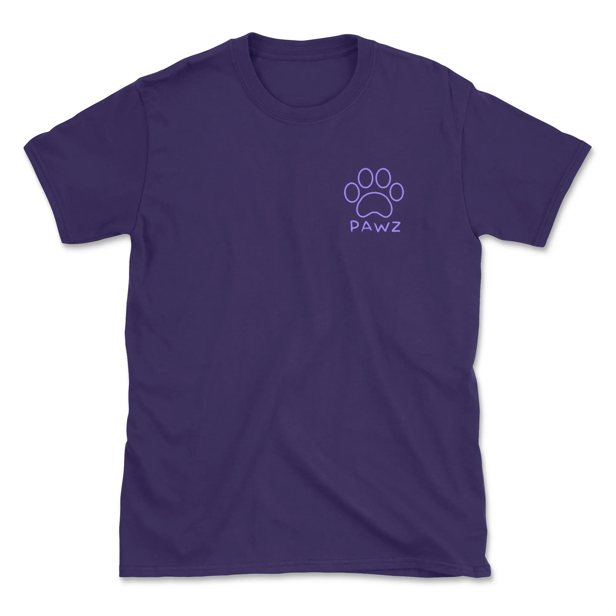 Hibiscus Paw (Adult Short Sleeve T-Shirt) sold by PAWZ product image thumbnail 2