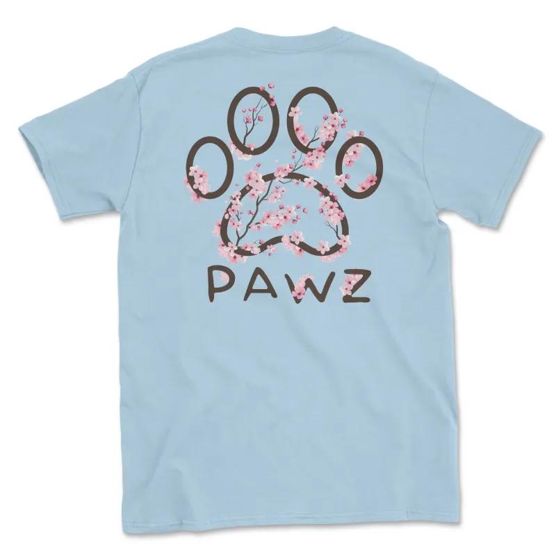 Cherry Blossom Fill (Adult Short Sleeve T-Shirt) sold by PAWZ