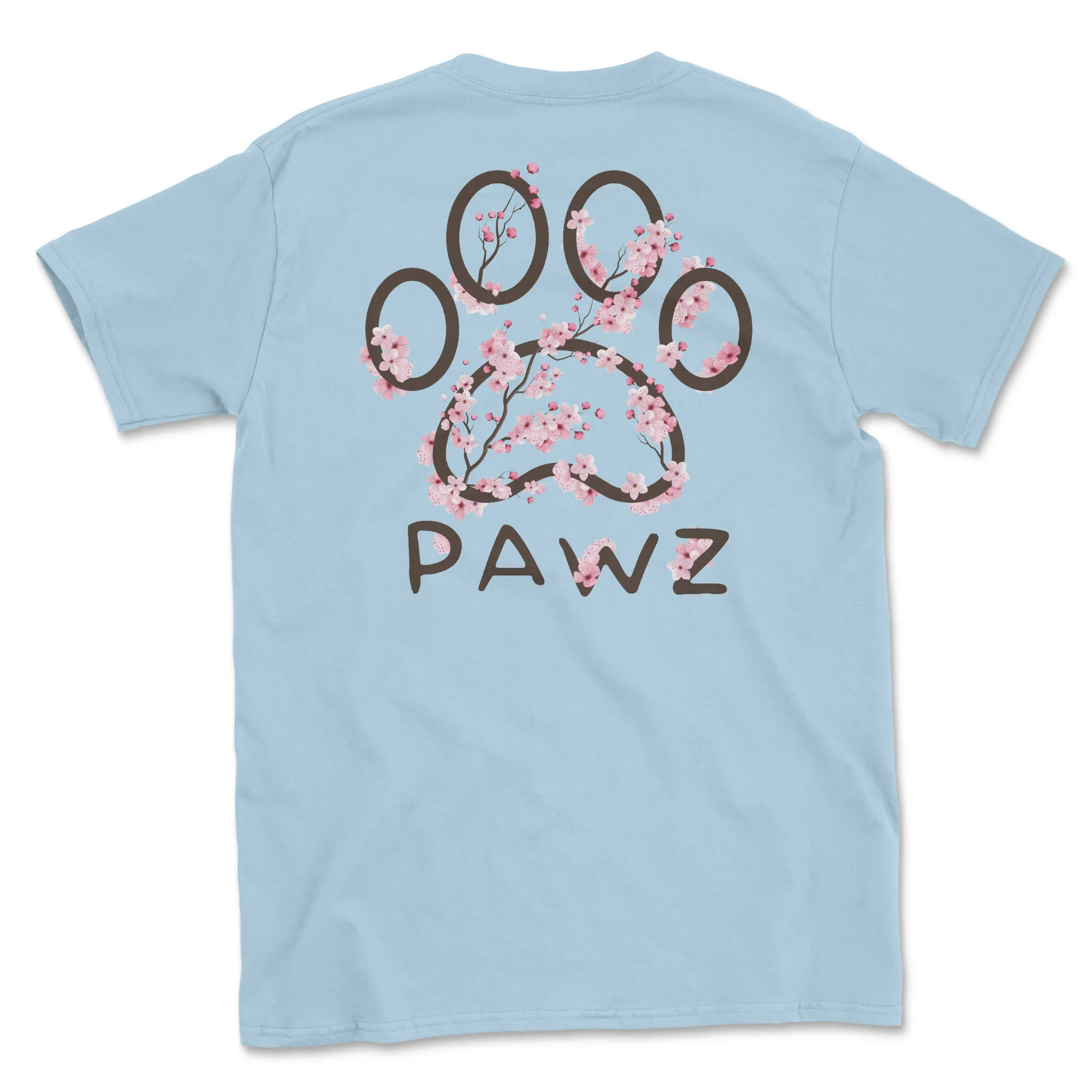 Cherry Blossom Fill (Adult Short Sleeve T-Shirt) sold by PAWZ