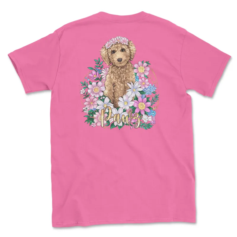 Flowers Doodle (Adult Short Sleeve T-Shirt) sold by PAWZ