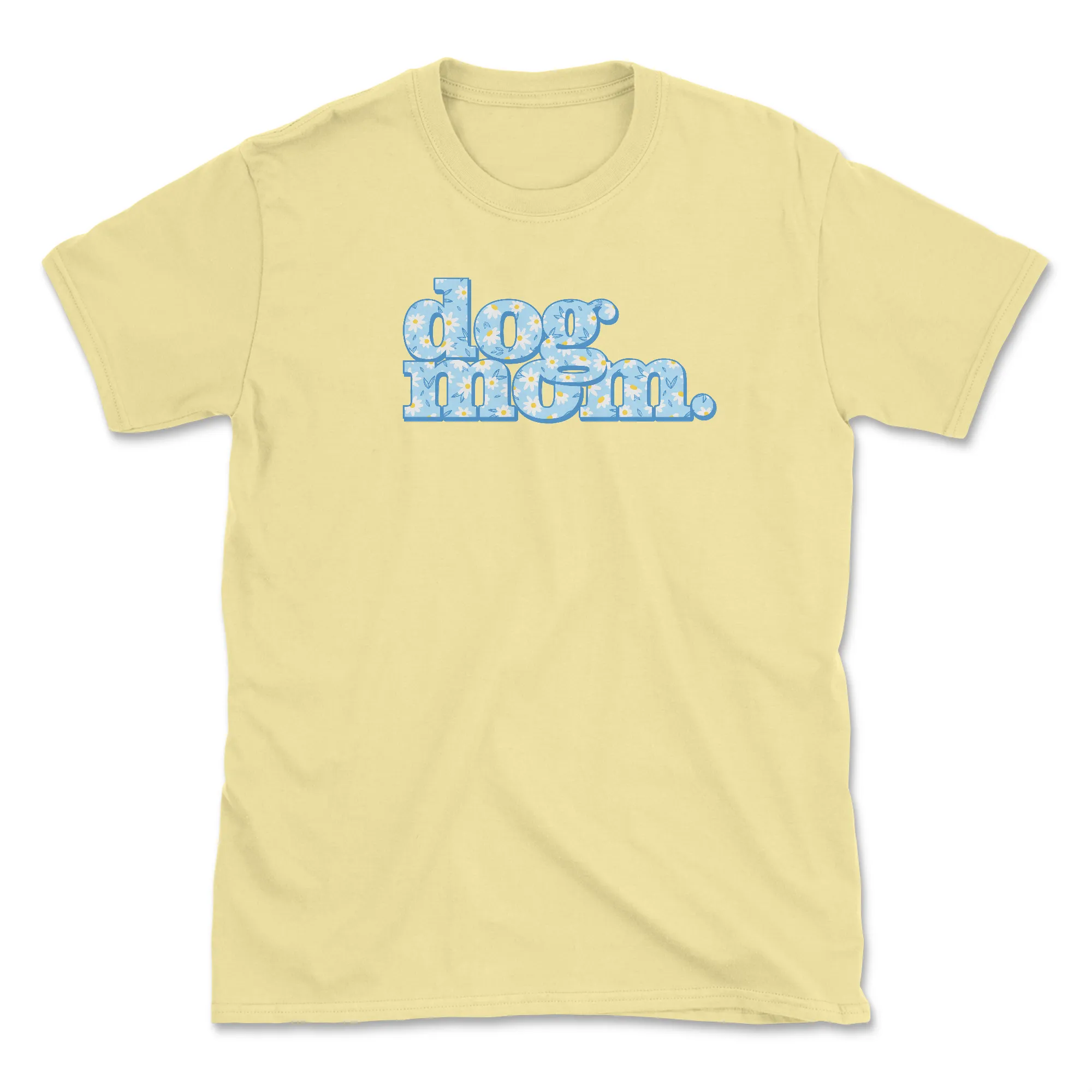 Dog Mom Daisy (Front Print) (Adult Short Sleeve T-Shirt) sold by PAWZ
