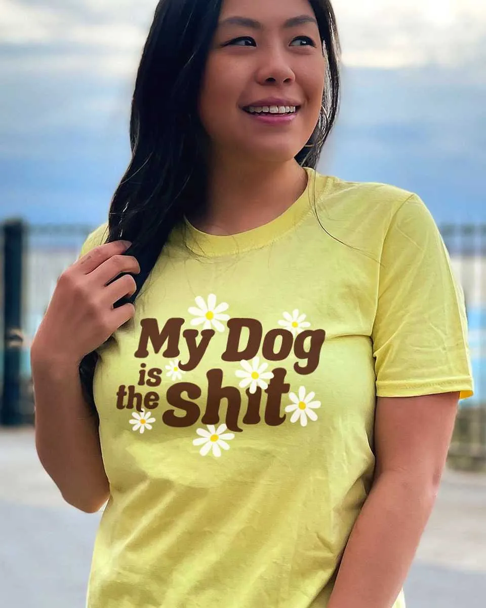 My Dog (Front Print) (Adult Short Sleeve T-Shirt) sold by PAWZ product image thumbnail 2