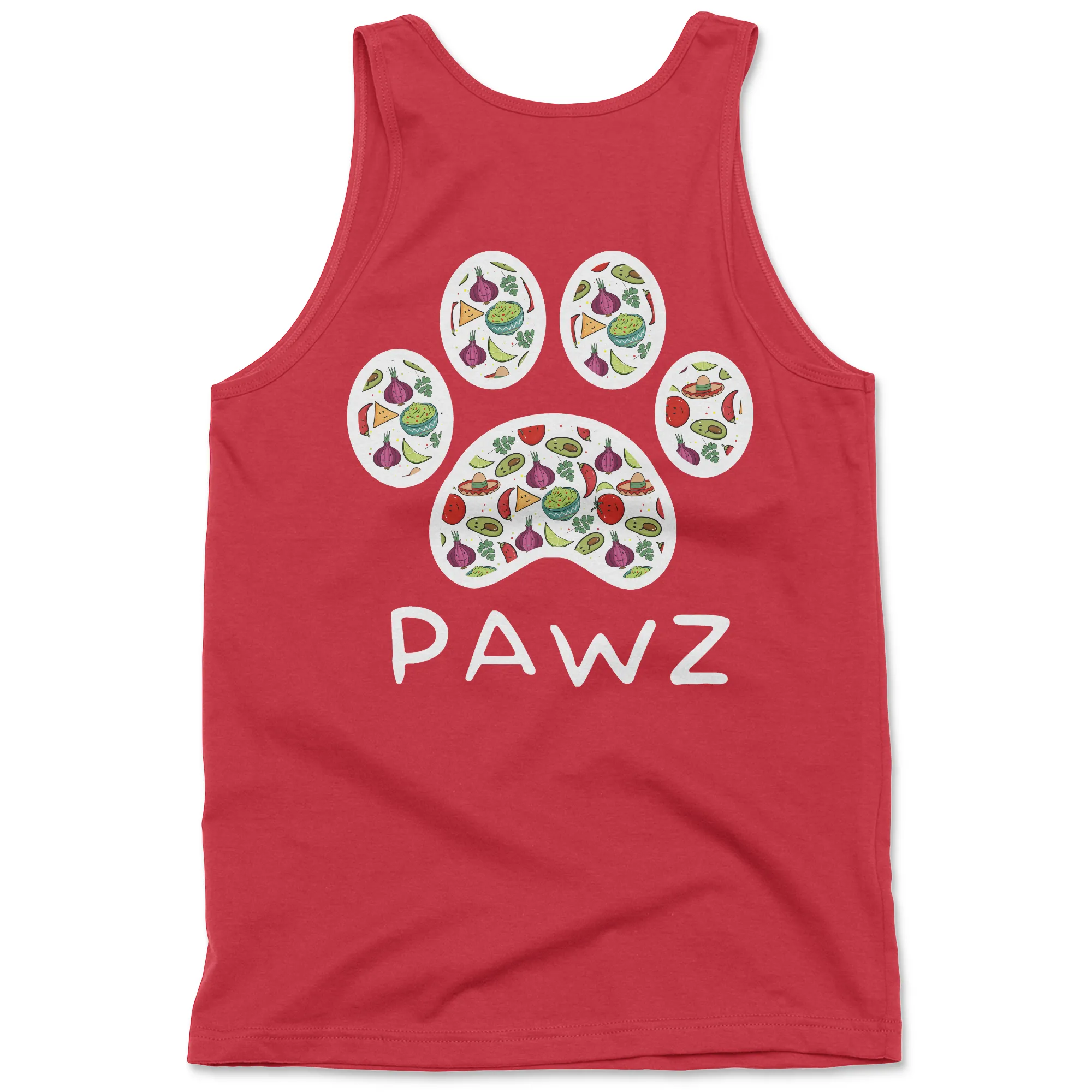 Chips & Salsa Pawz (Adult Tank Top) sold by PAWZ