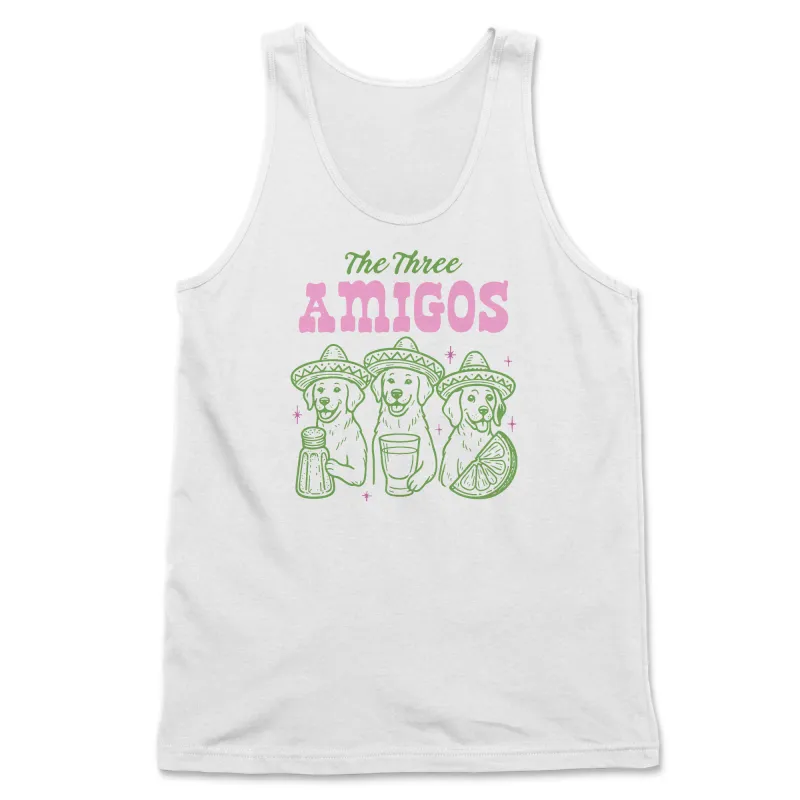 Three Amigos - (Front Print) (Adult Tank Top) made by PAWZ