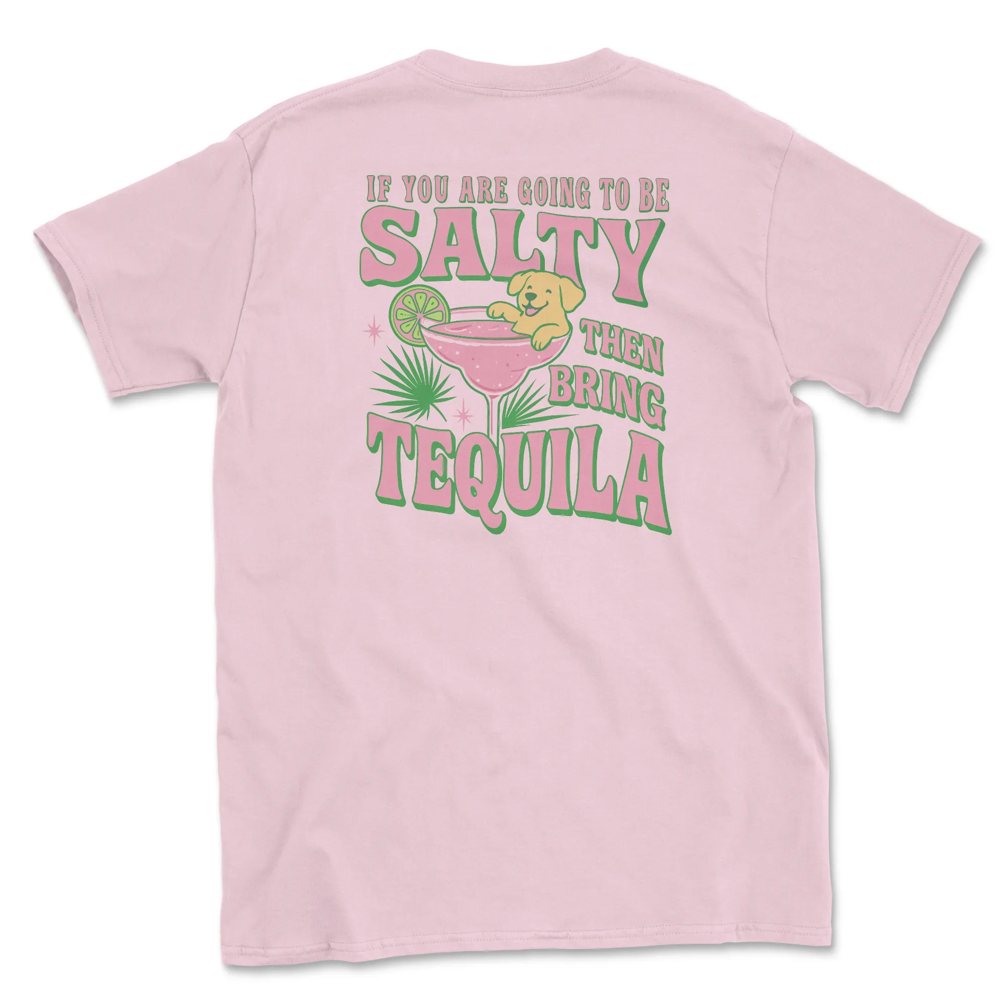 Salty Pawz - Light Pink (Adult Short Sleeve T-Shirt) sold by PAWZ