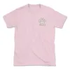 Salty Pawz - Light Pink (Adult Short Sleeve T-Shirt) sold by PAWZ