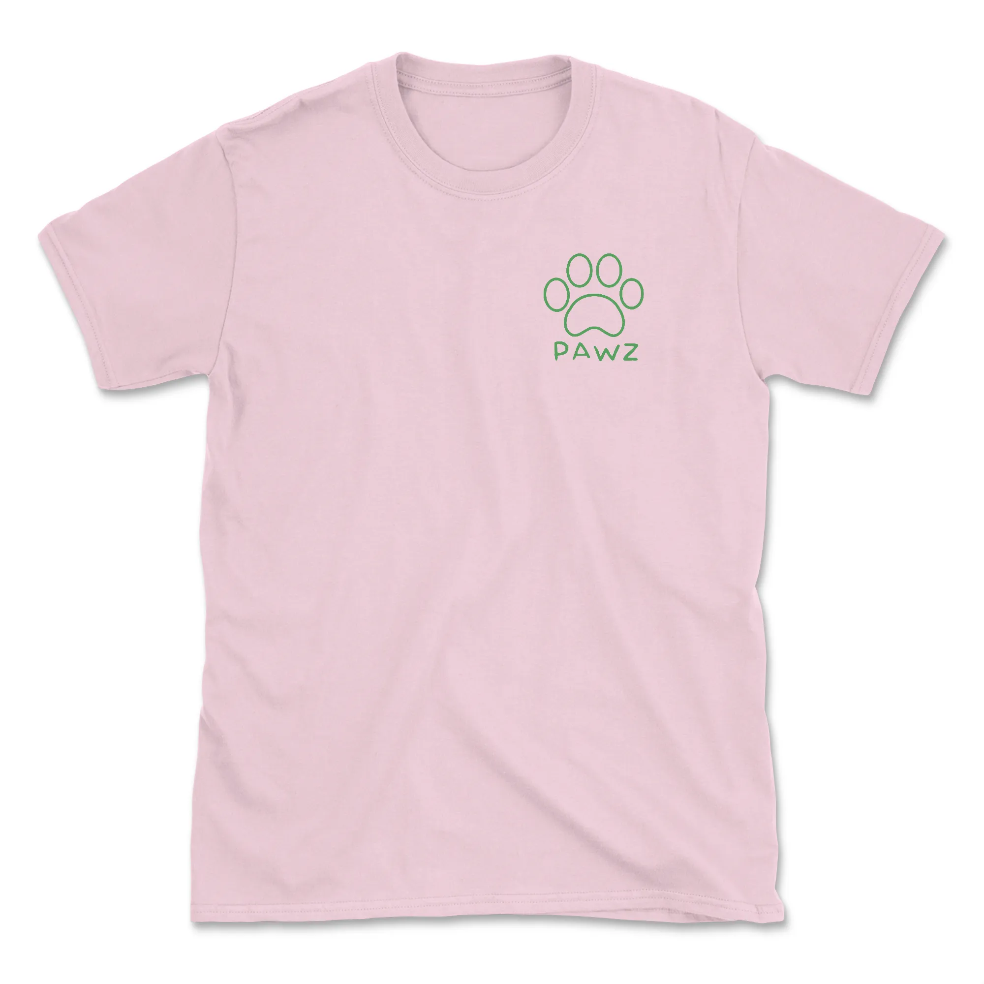 Salty Pawz - Light Pink (Adult Short Sleeve T-Shirt) sold by PAWZ product image thumbnail 2