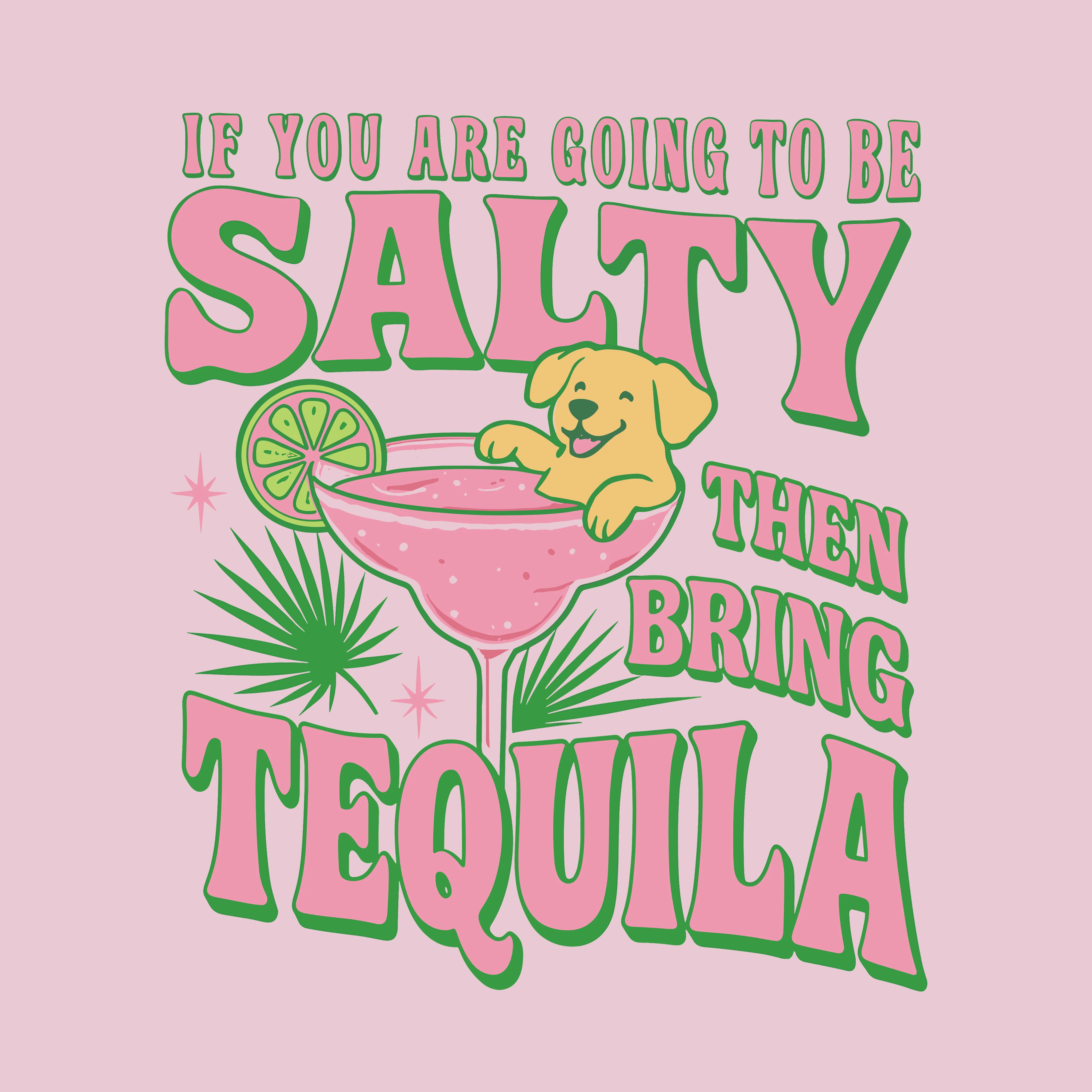 Salty Pawz - Light Pink (Adult Short Sleeve T-Shirt) sold by PAWZ product image thumbnail 3