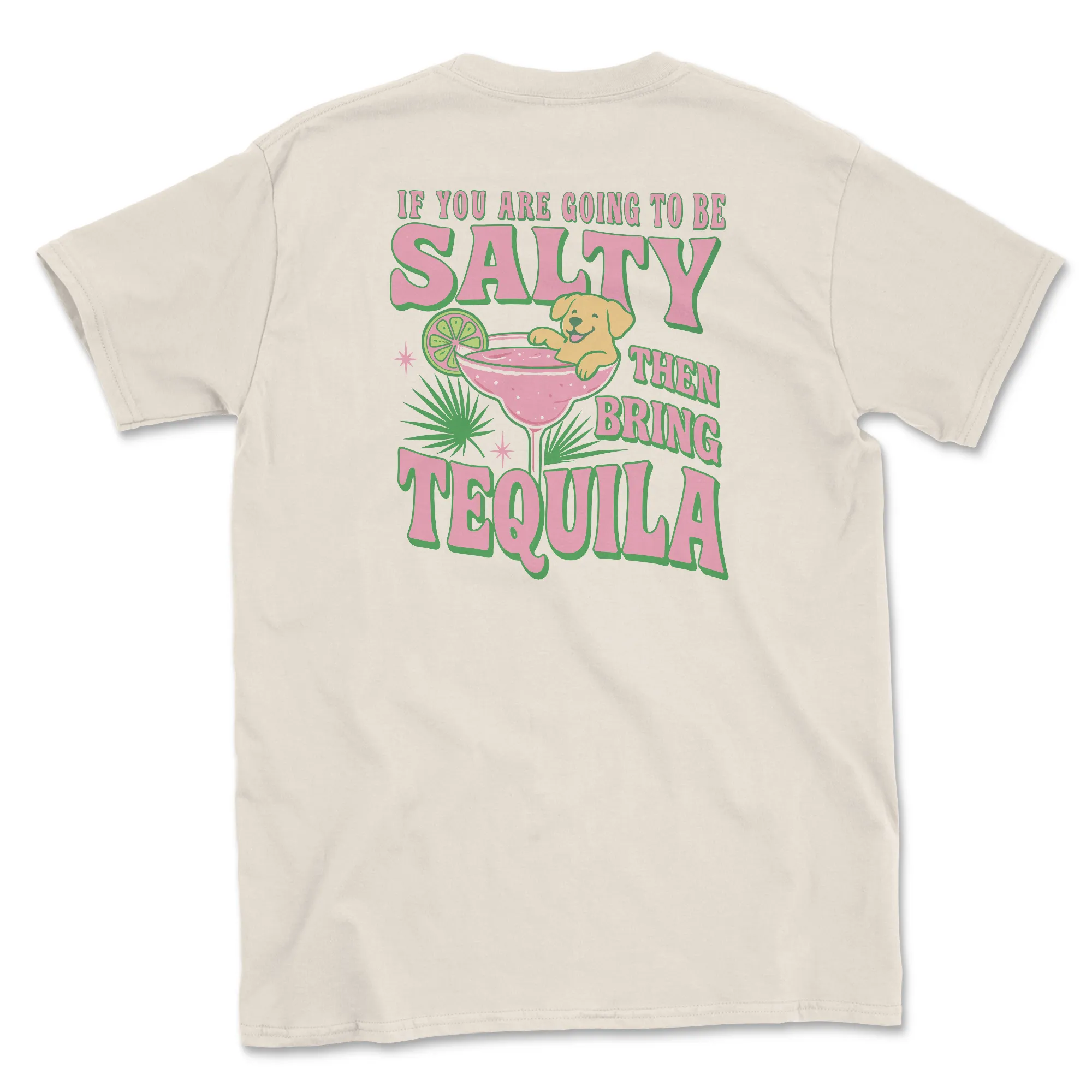 Salty Pawz - Natural (Adult Short Sleeve T-Shirt) sold by PAWZ