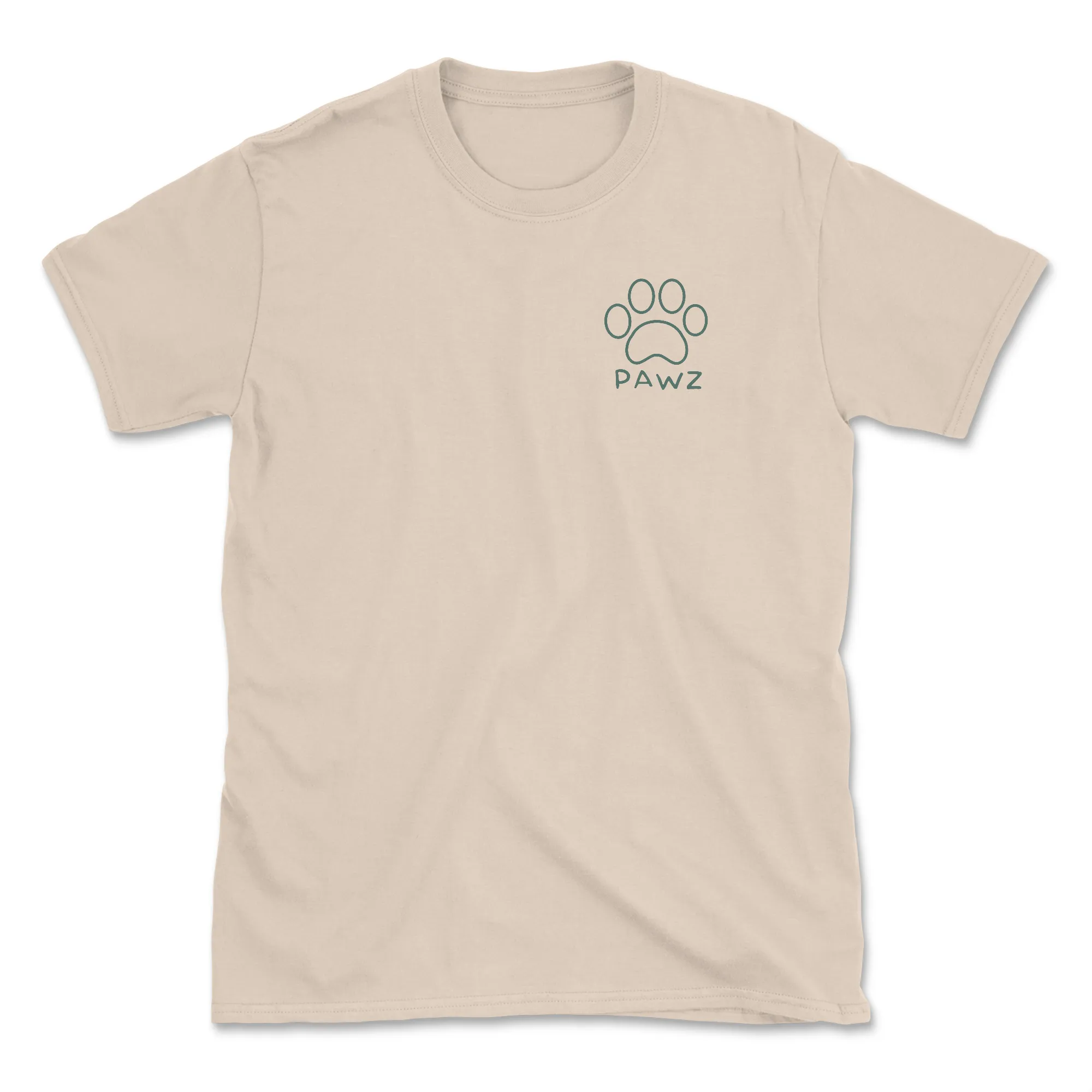 Tequila & Pups - (Sand) (Adult Short Sleeve T-Shirt) sold by PAWZ product image thumbnail 2