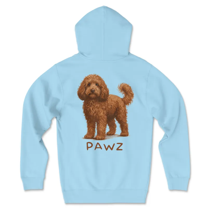 Red Golden Doodle (Adult Hoodie) made by PAWZ