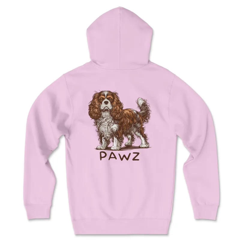 King Charles Cavalier - Light Pink (Adult Hoodie) sold by PAWZ
