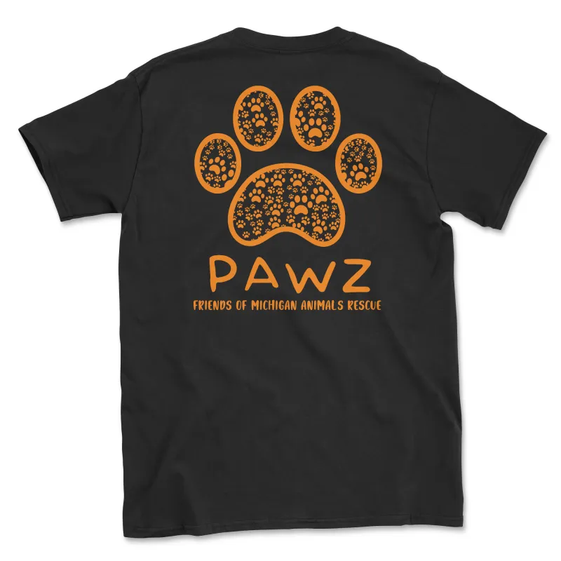 Mosaic (Friends of Michigan Animals Rescue) (Adult Short Sleeve T-Shirt) sold by PAWZ