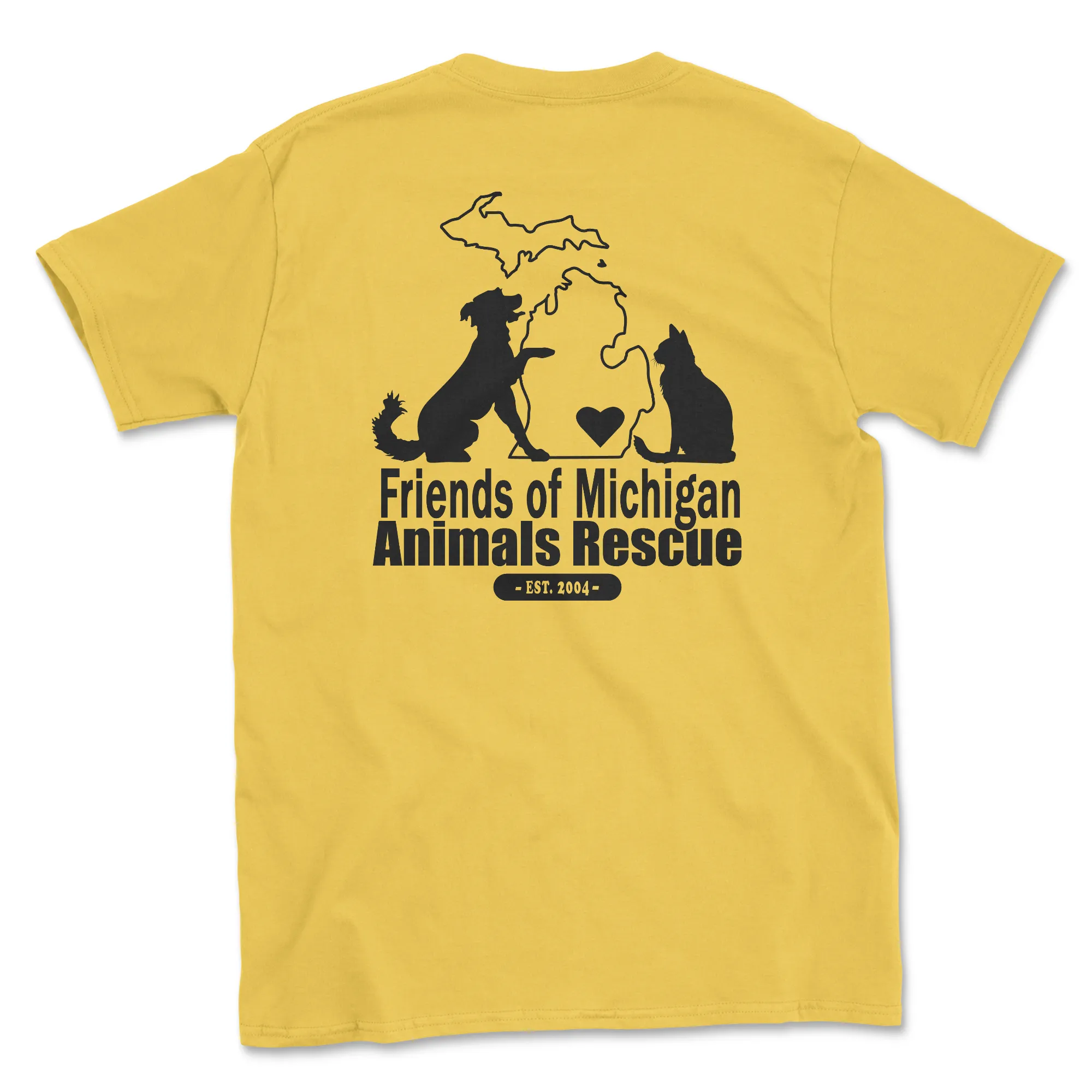 Friends of Michigan Animals Rescue - Daisy (Adult Short Sleeve T-Shirt) sold by PAWZ