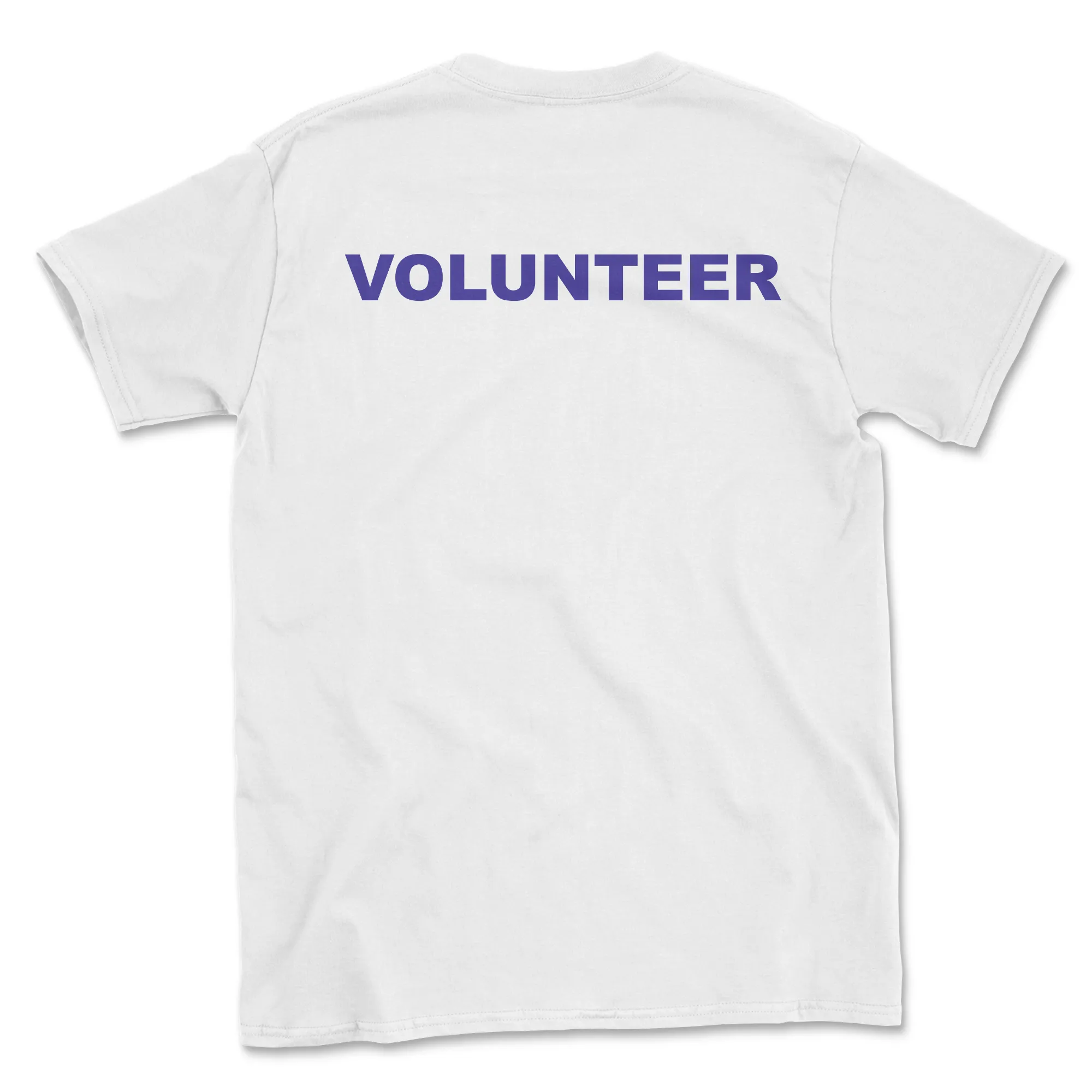 Volunteer Shirt - White (Cold Nose Warm Heart) (Adult Short Sleeve T-Shirt) sold by PAWZ