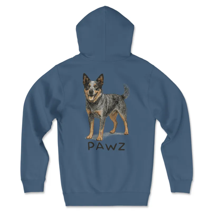 Blue Heeler (Adult Hoodie) sold by PAWZ