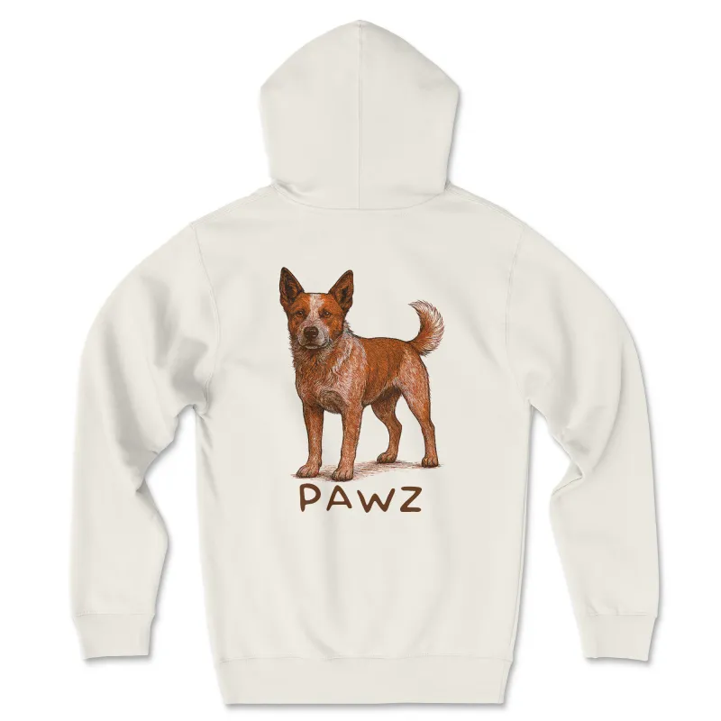 Red Heeler (Adult Hoodie) sold by PAWZ