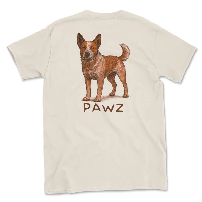 Red Heeler (Adult Short Sleeve T-Shirt) sold by PAWZ
