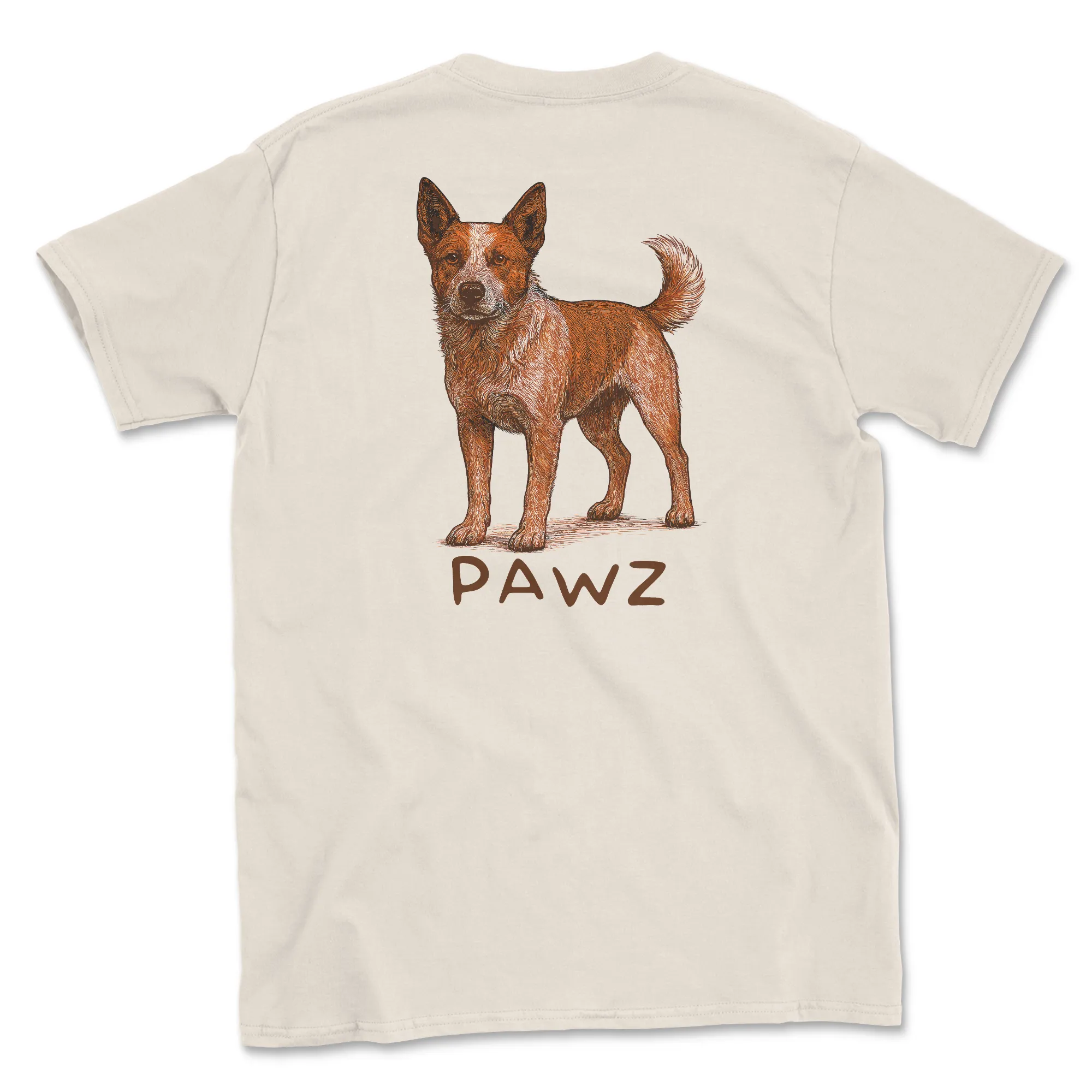 Red Heeler (Adult Short Sleeve T-Shirt) sold by PAWZ