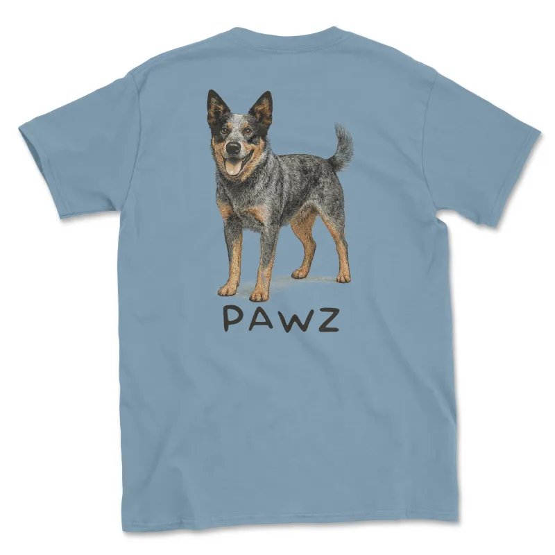 Blue Heeler (Adult Short Sleeve T-Shirt) sold by PAWZ