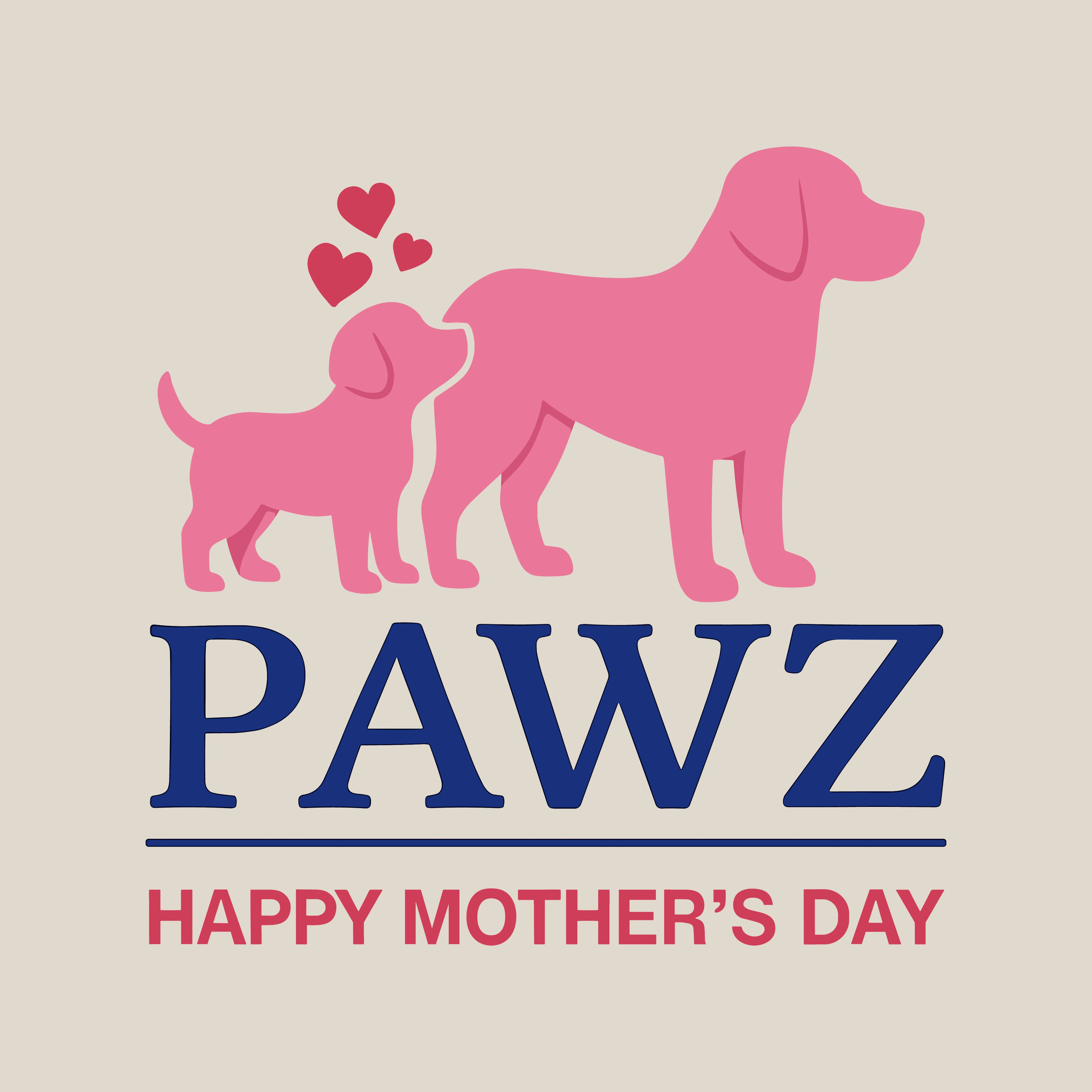 Mom's Best Friend (Adult Short Sleeve T-Shirt) sold by PAWZ product image thumbnail 3