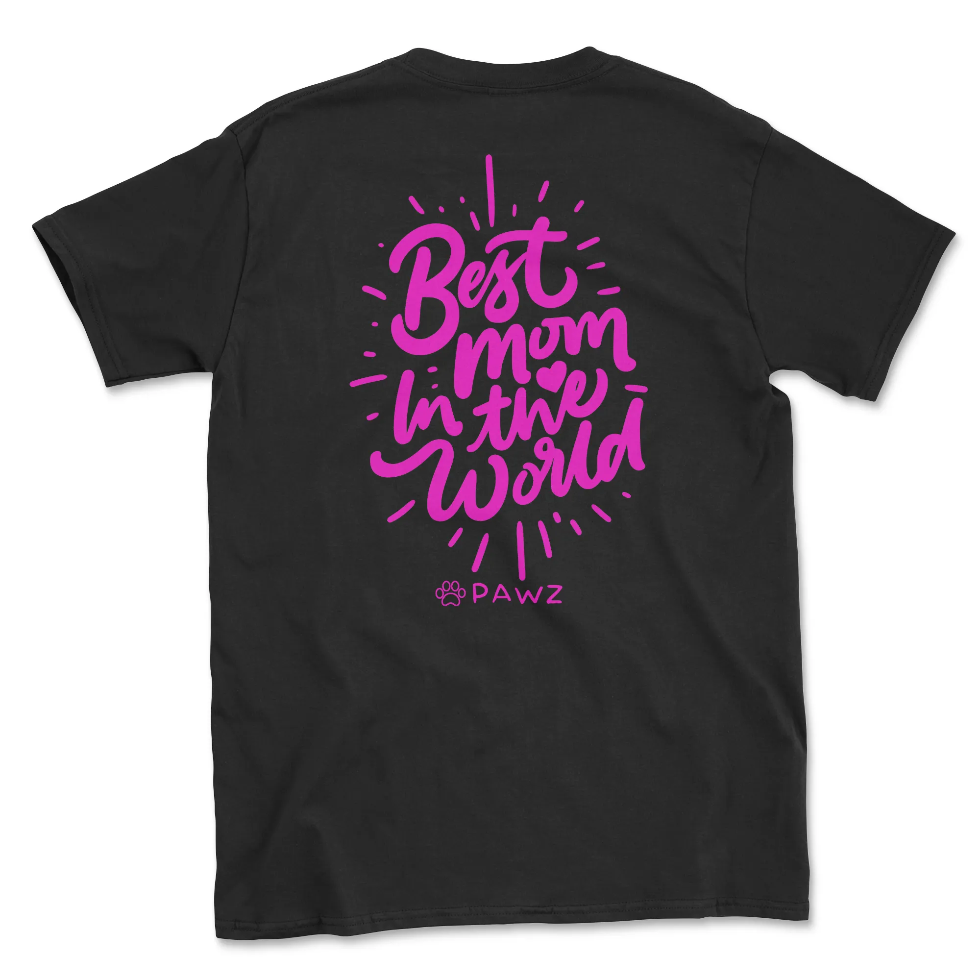 Best Mom in The World (Adult Short Sleeve T-Shirt) sold by PAWZ
