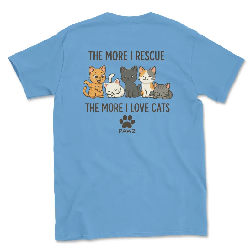 More Rescues (Adult Short Sleeve T-Shirt) sold by PAWZ