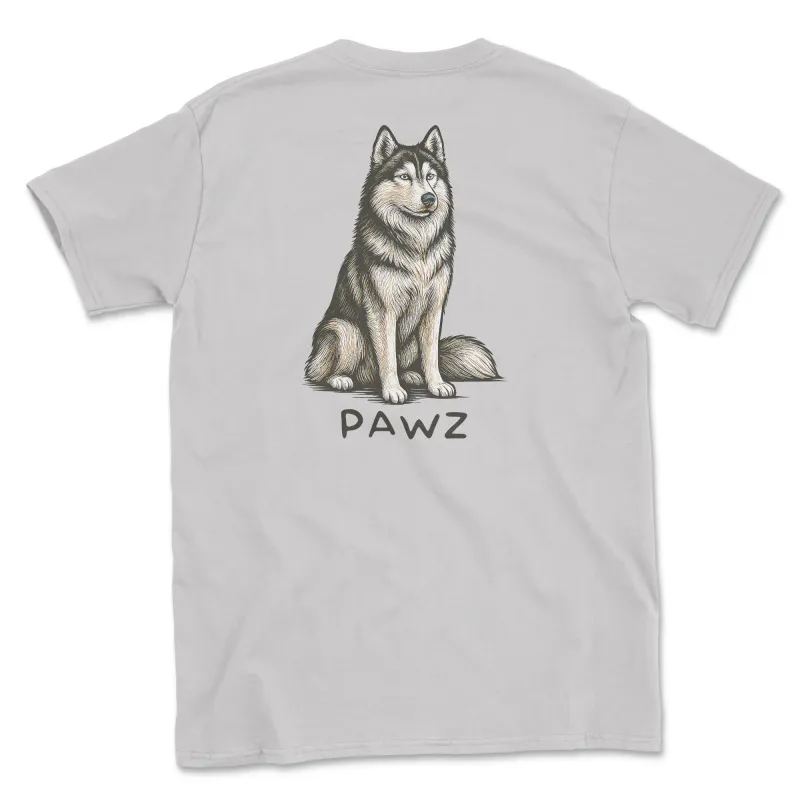 Husky (Adult Short Sleeve T-Shirt) sold by PAWZ