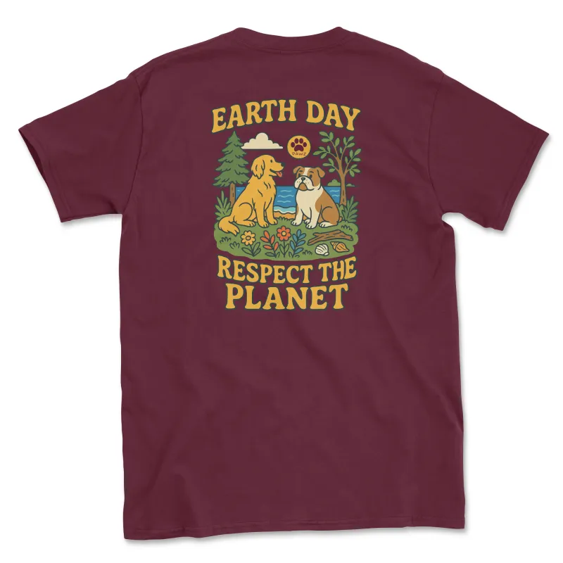 Respect The Planet (Adult Short Sleeve T-Shirt) sold by PAWZ