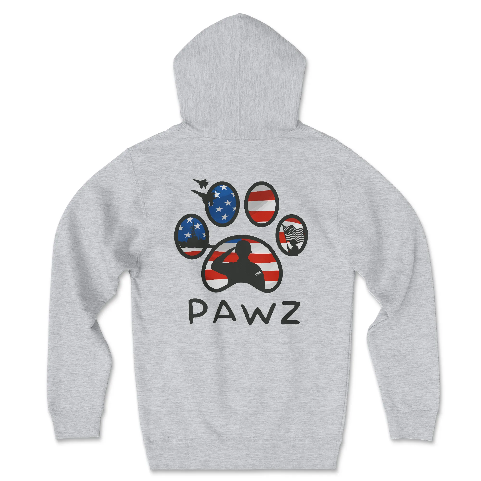 Memorial Paw (Adult Hoodie) sold by PAWZ