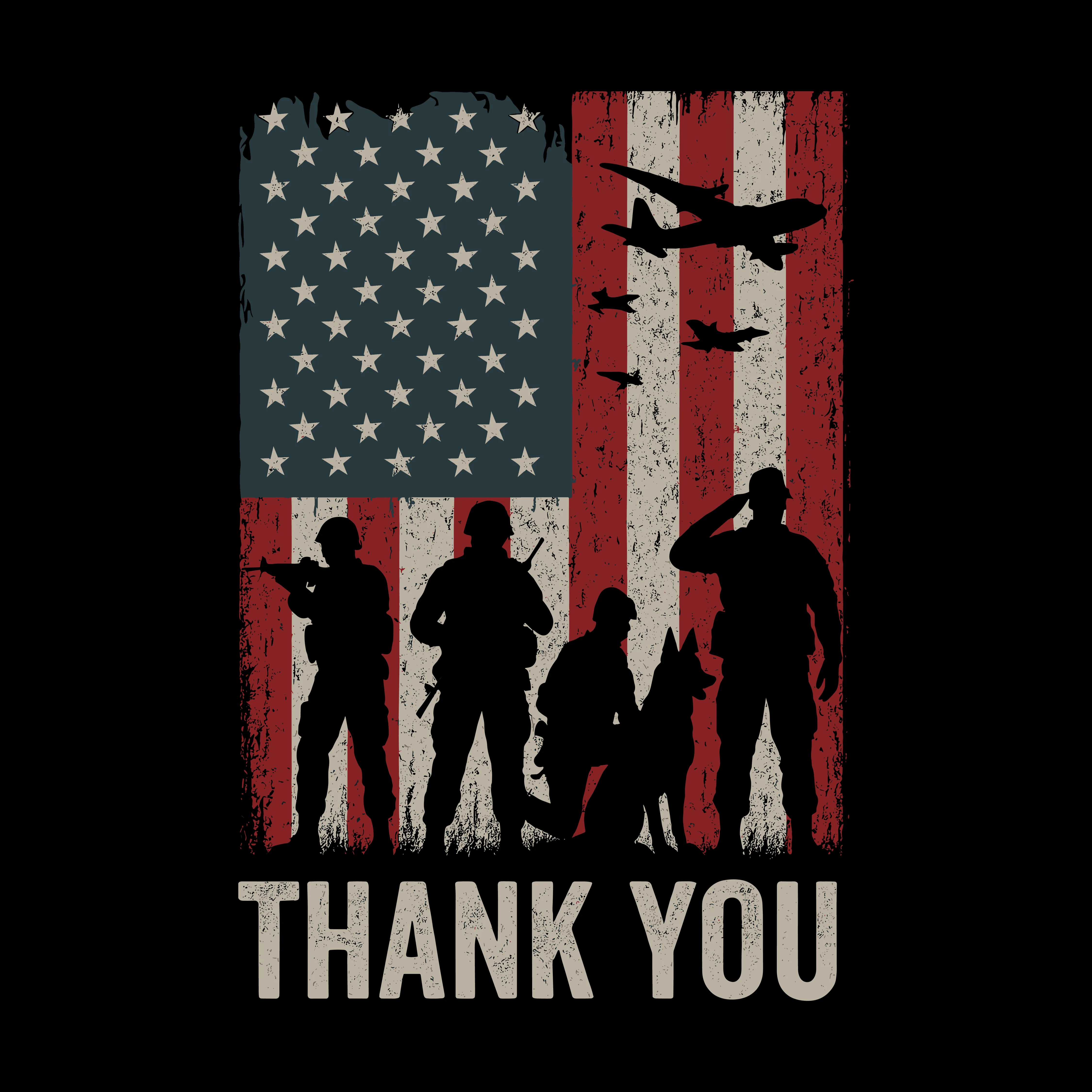 Thank You (Adult Hoodie) sold by PAWZ product image thumbnail 2