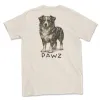 Blue Merle Aussie (Adult Short Sleeve T-Shirt) sold by PAWZ