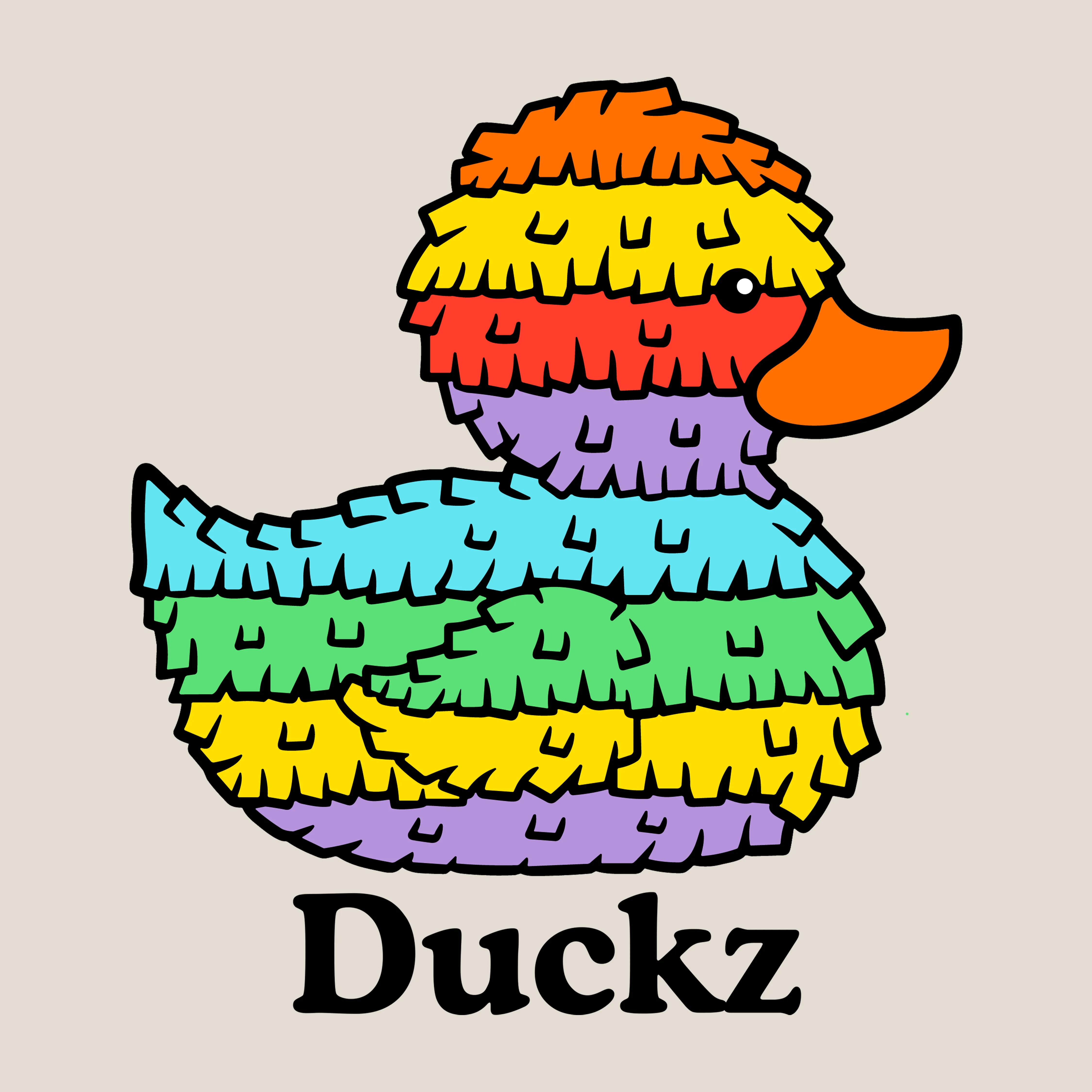 Piñata Puff (Adult Short Sleeve T-Shirt) sold by PAWZ product image thumbnail 3