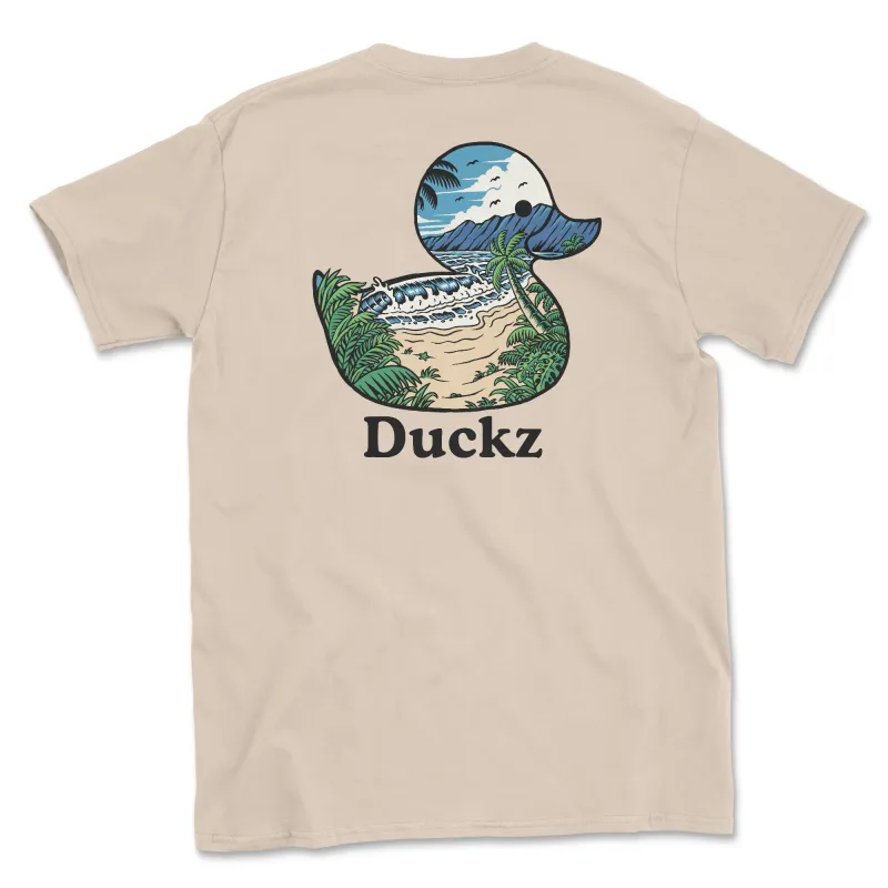 Paradise Paddle (Adult Short Sleeve T-Shirt) sold by PAWZ