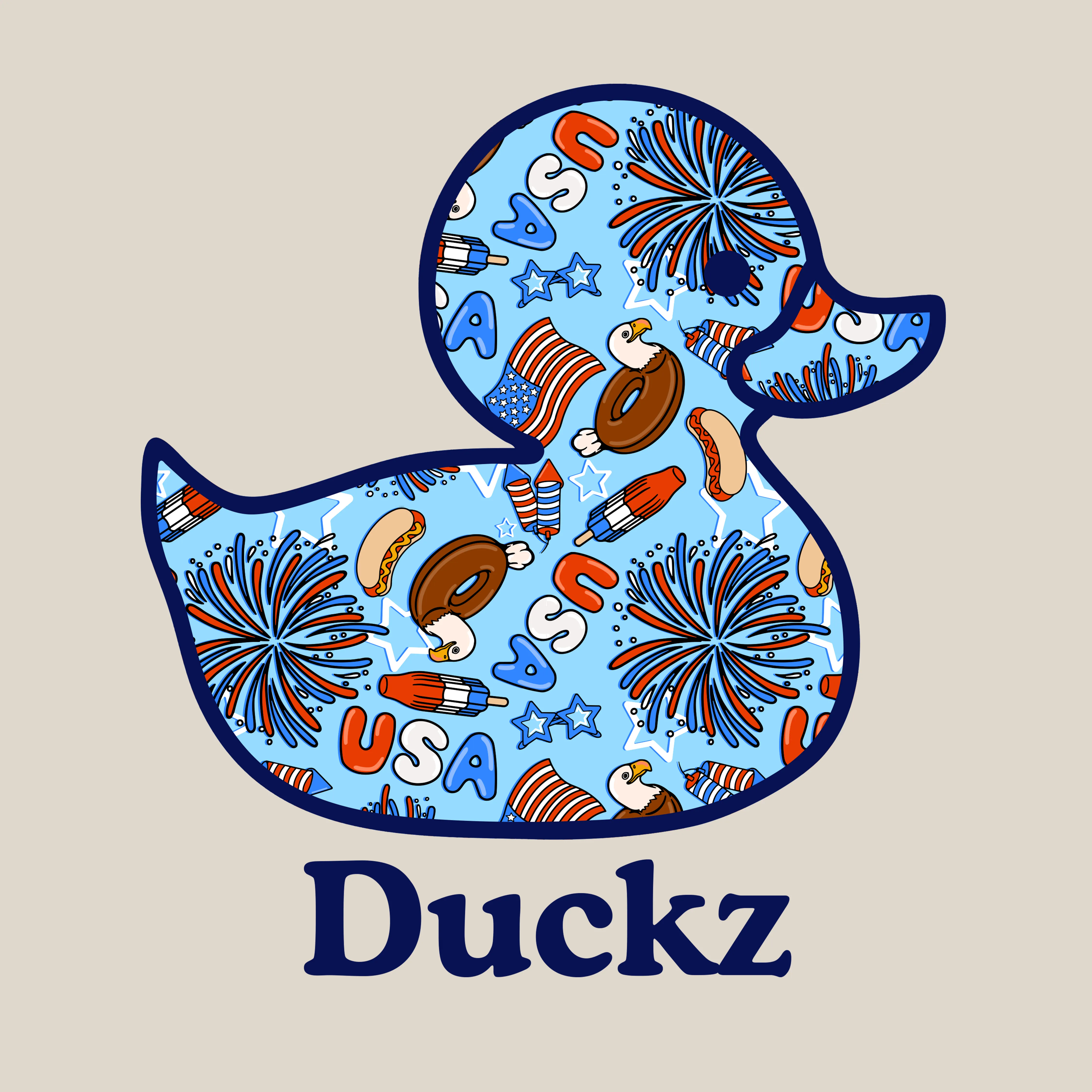 Fireworks Fowl (Adult Short Sleeve T-Shirt) sold by PAWZ product image thumbnail 3