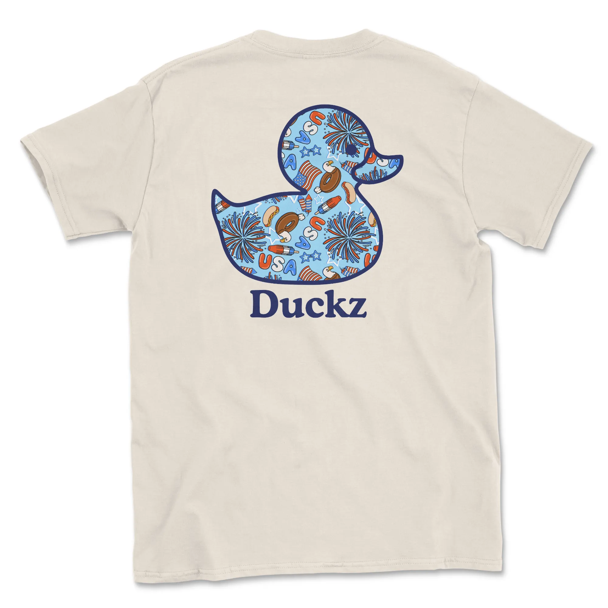 Fireworks Fowl (Adult Short Sleeve T-Shirt) sold by PAWZ