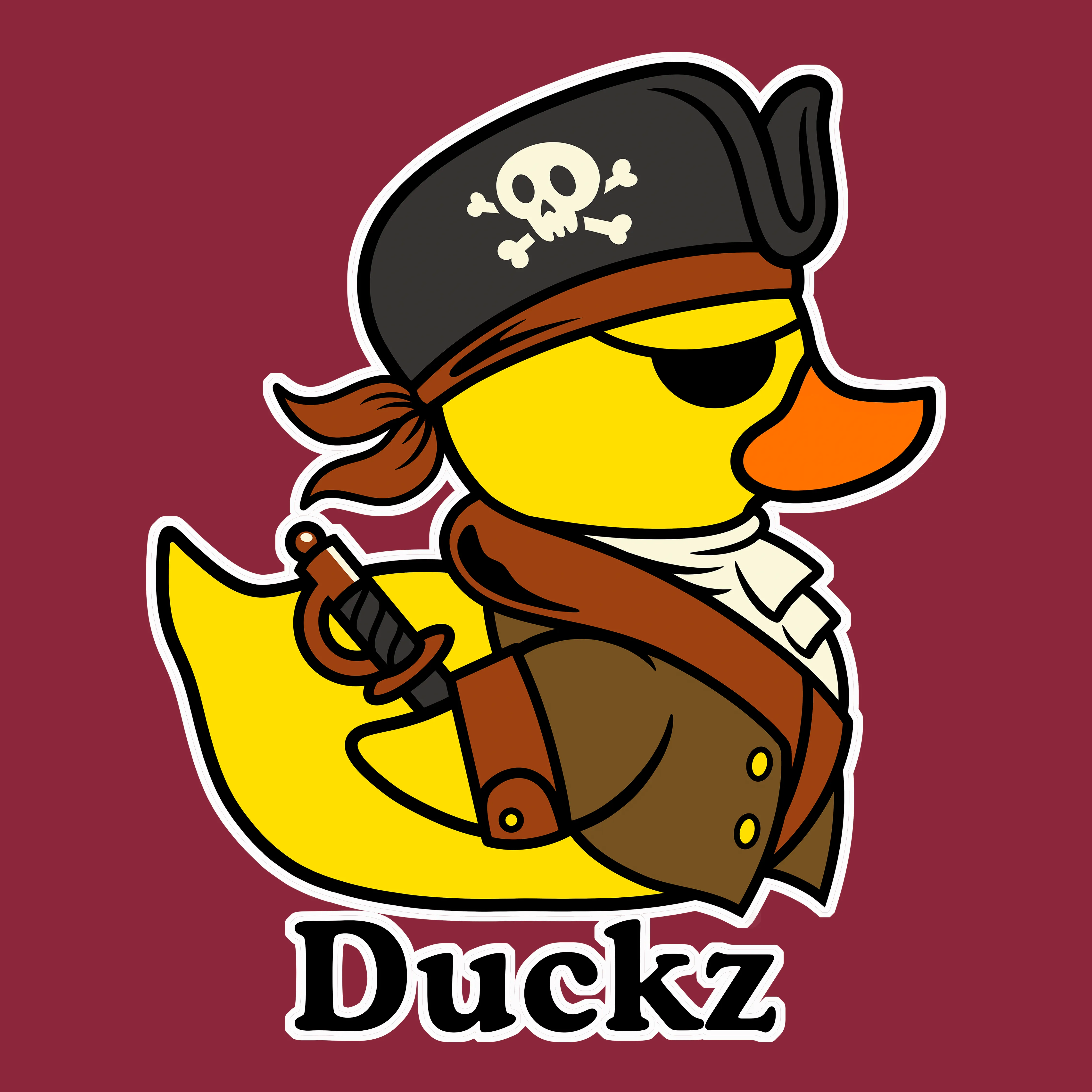 Captain Quack (Adult Short Sleeve T-Shirt) sold by PAWZ product image thumbnail 3