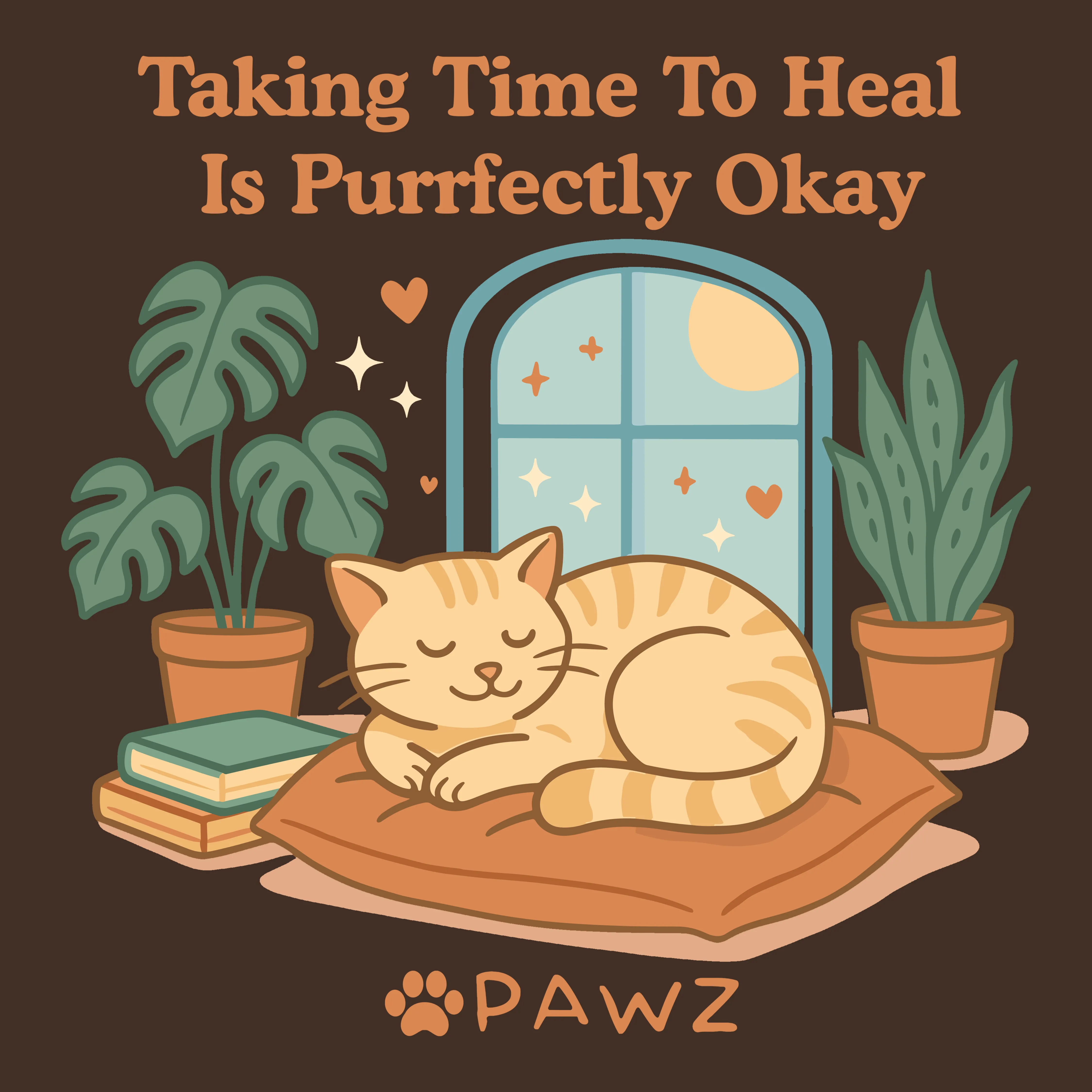 Heal Purrfectly (Adult Hoodie) sold by PAWZ product image thumbnail 3