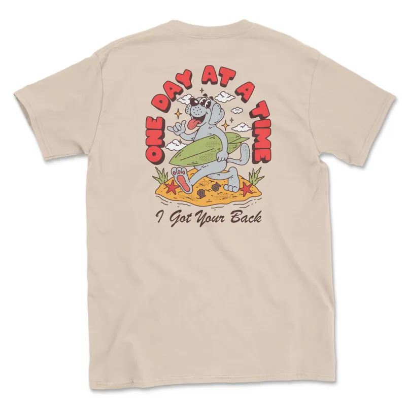 One Day At A Time (Adult Short Sleeve T-Shirt) sold by PAWZ