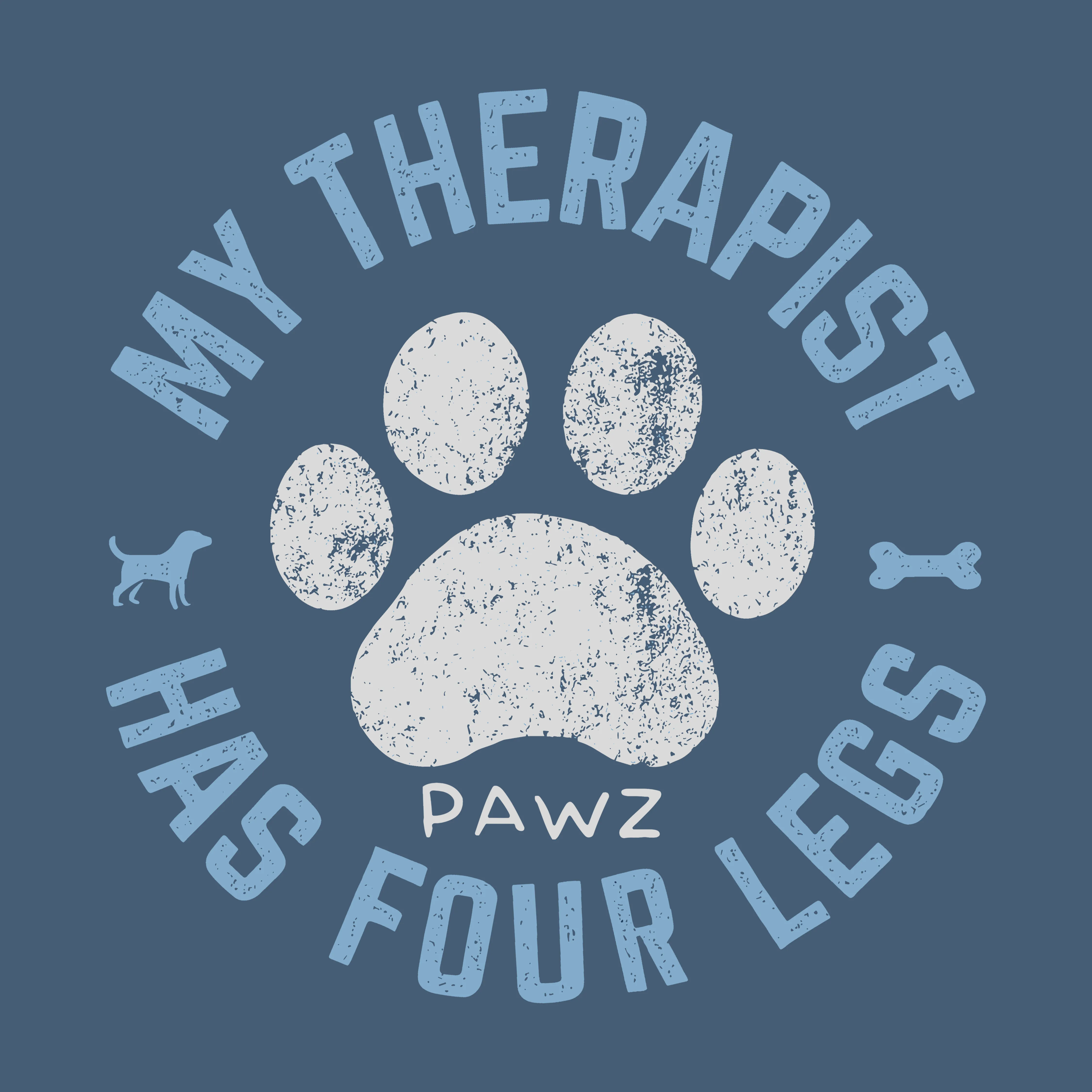 My Therapist (Adult Short Sleeve T-Shirt) sold by PAWZ product image thumbnail 3