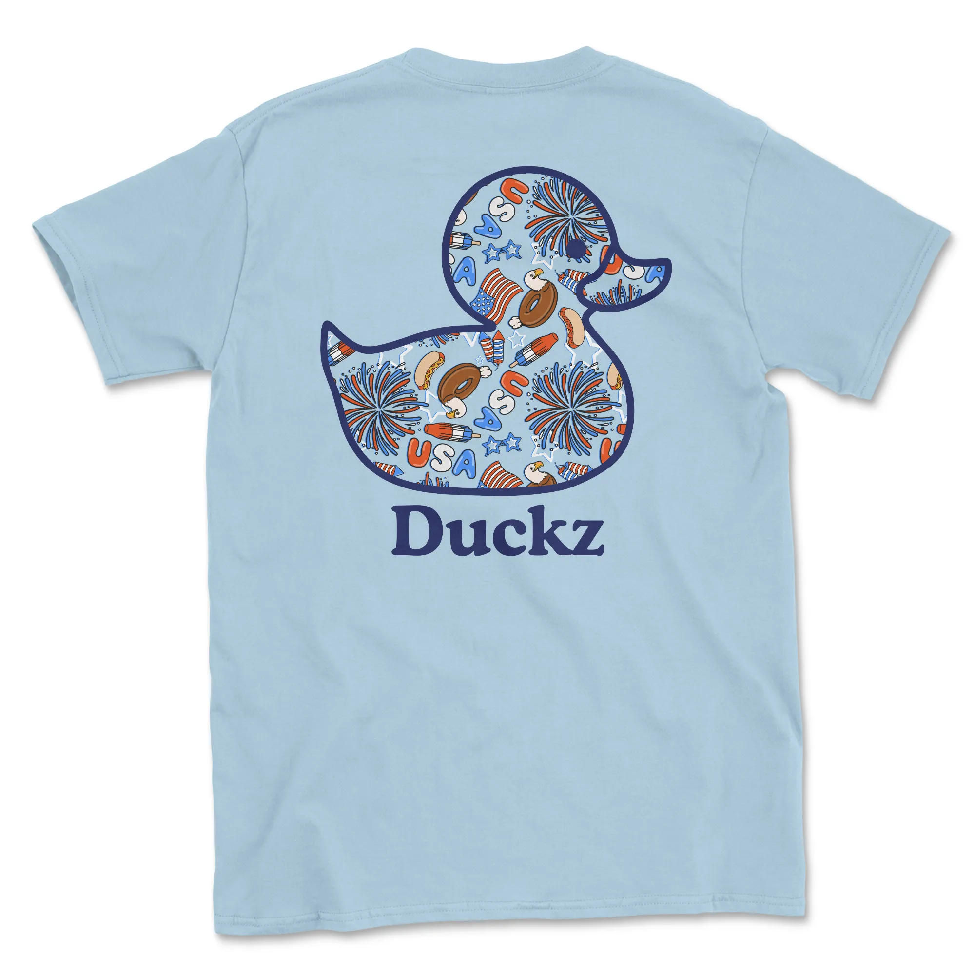 Fireworks Fowl (Adult Short Sleeve T-Shirt) sold by PAWZ