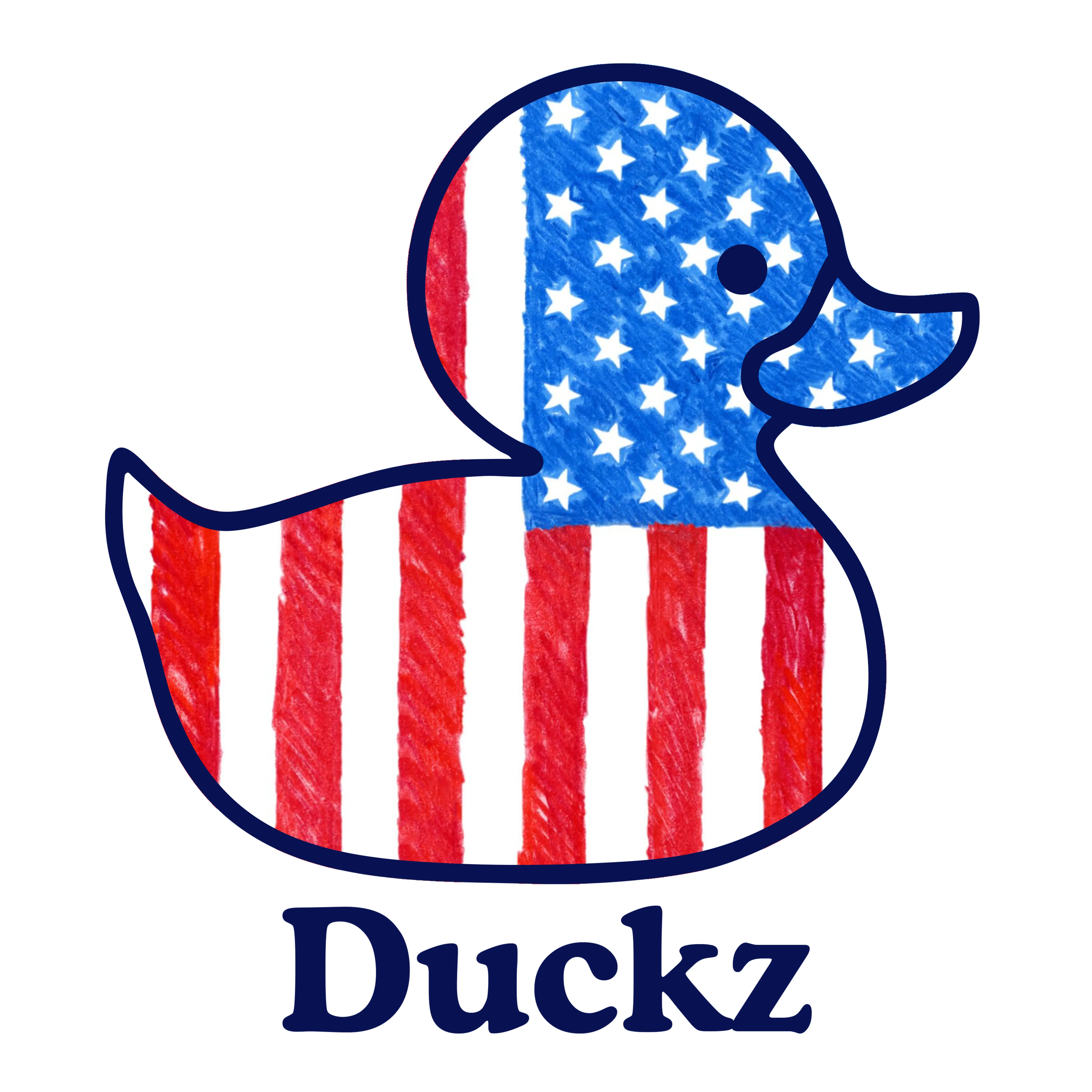 Patriotic Puddle (Adult Short Sleeve T-Shirt) sold by PAWZ product image thumbnail 3