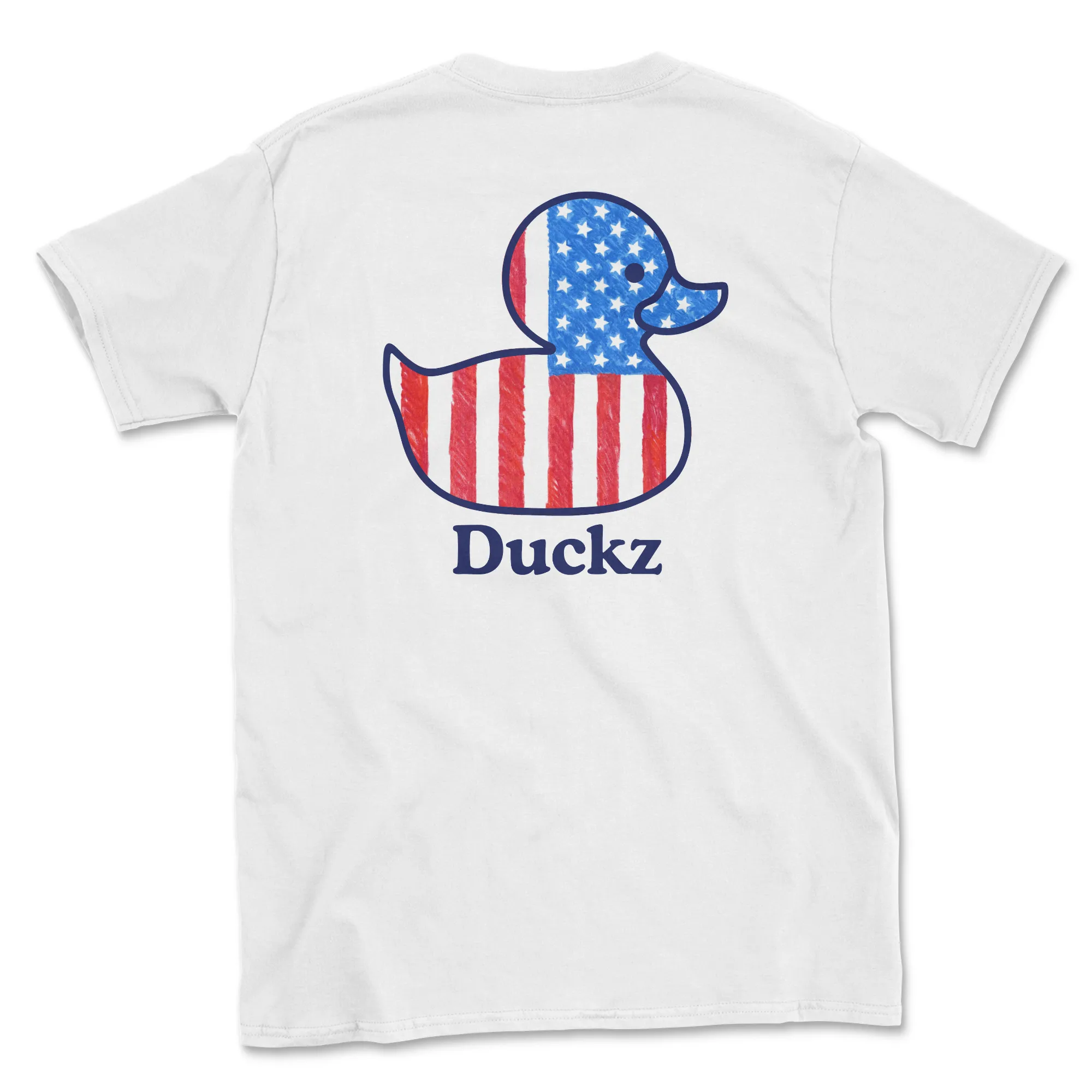 Patriotic Puddle (Adult Short Sleeve T-Shirt) sold by PAWZ