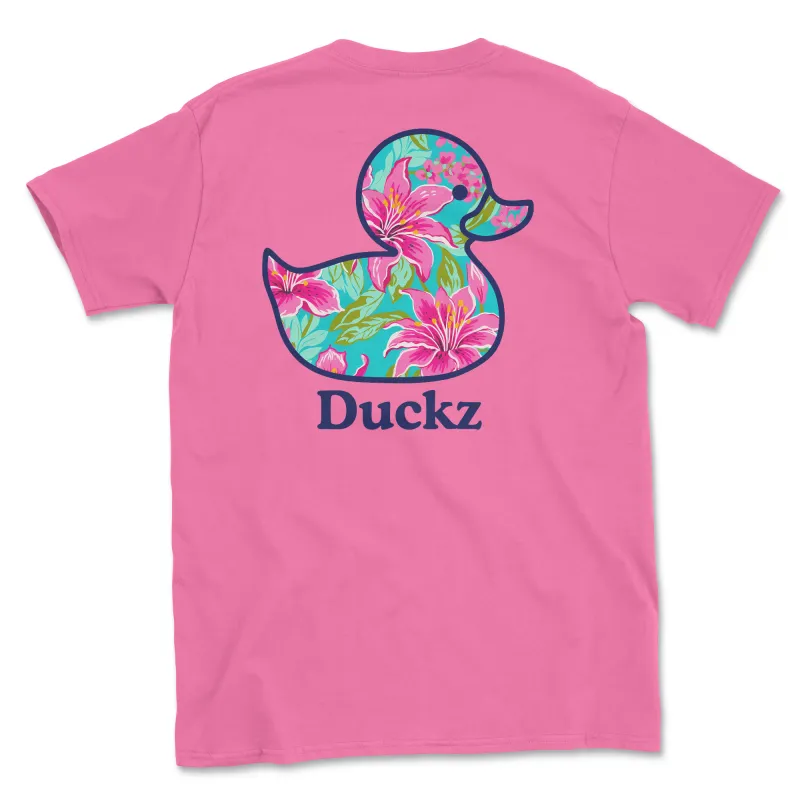 Floral Float (Adult Short Sleeve T-Shirt) sold by PAWZ