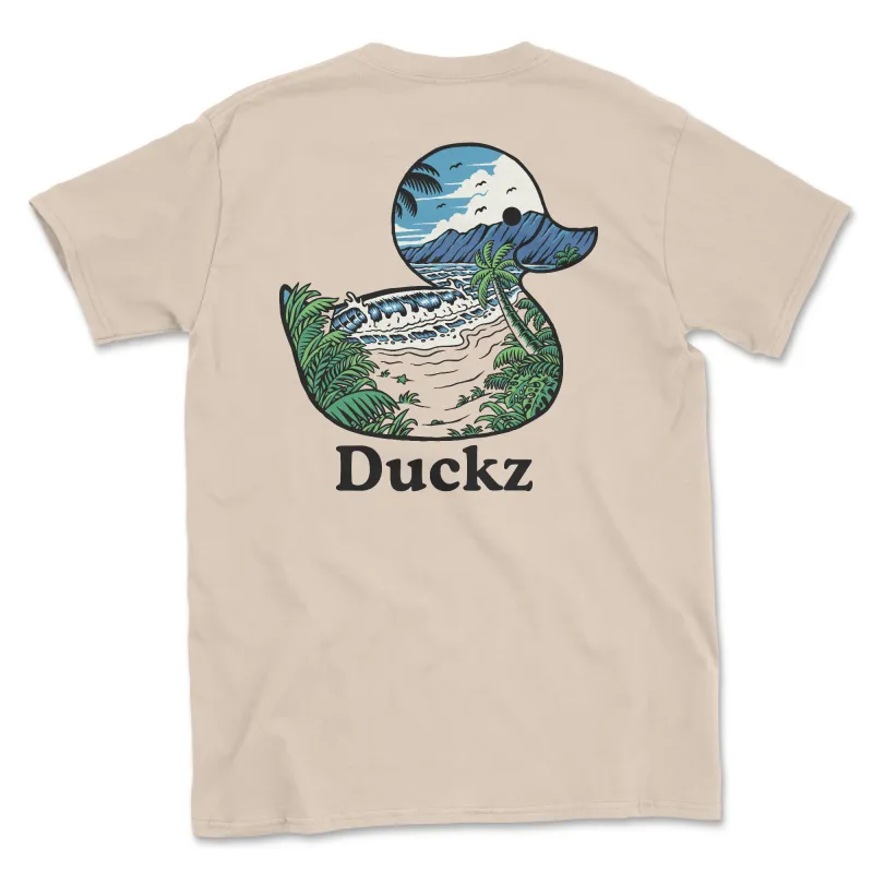 Paradise Paddle (Adult Short Sleeve T-Shirt) sold by PAWZ