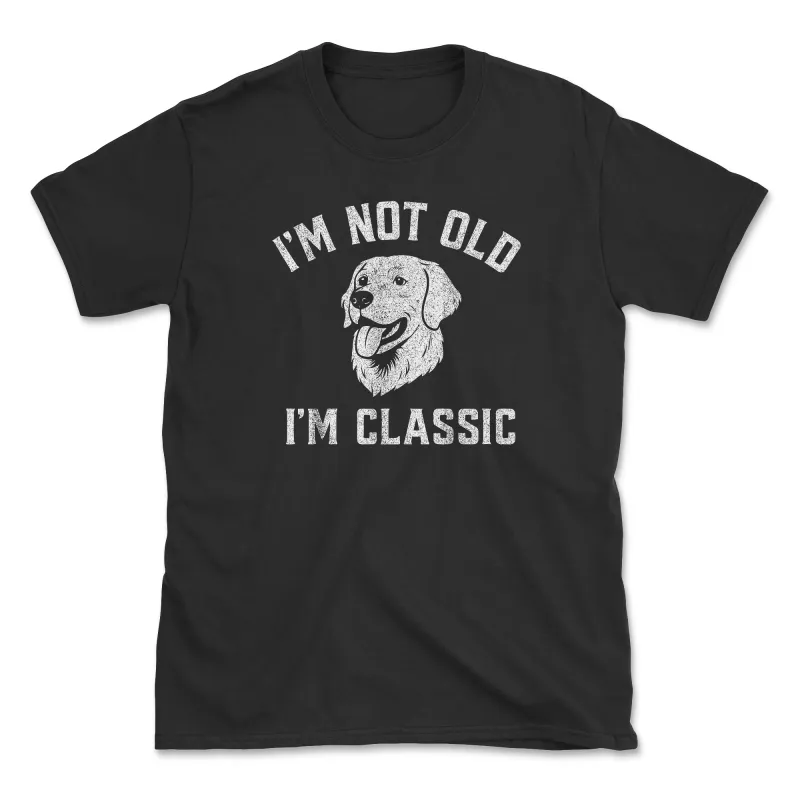 I'm Classic (Front Print) (Adult Short Sleeve T-Shirt) sold by PAWZ
