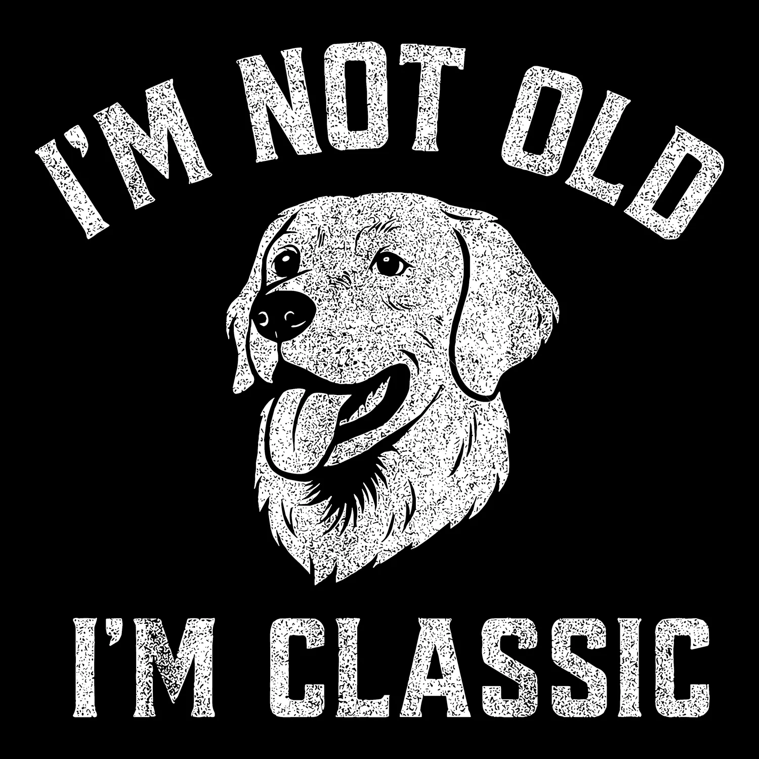 I'm Classic (Front Print) (Adult Short Sleeve T-Shirt) sold by PAWZ product image thumbnail 2