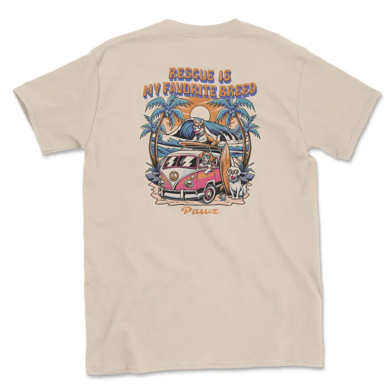 Rescue Bus (Adult Short Sleeve T-Shirt) sold by PAWZ
