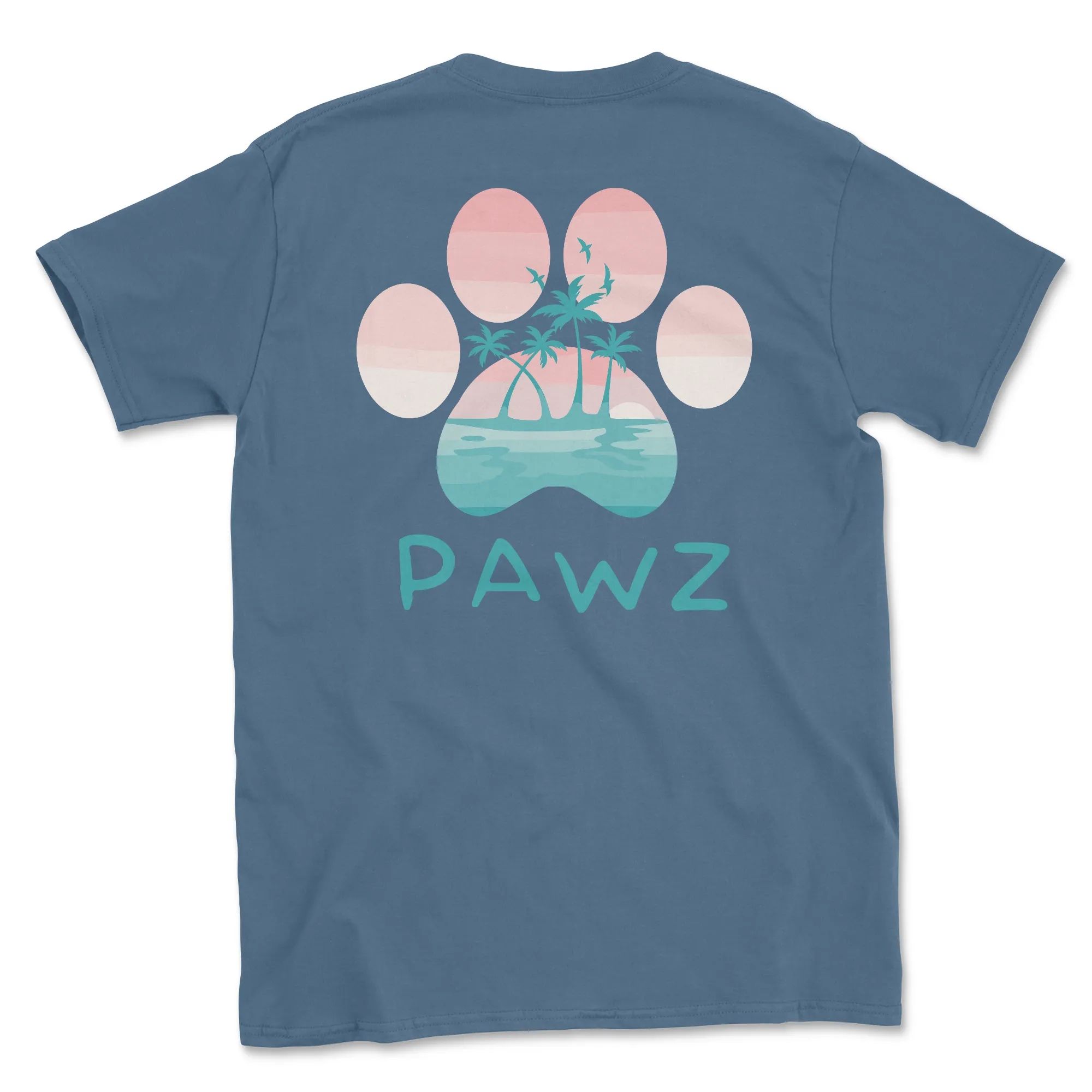 Paradise Paw (Adult Short Sleeve T-Shirt) sold by PAWZ